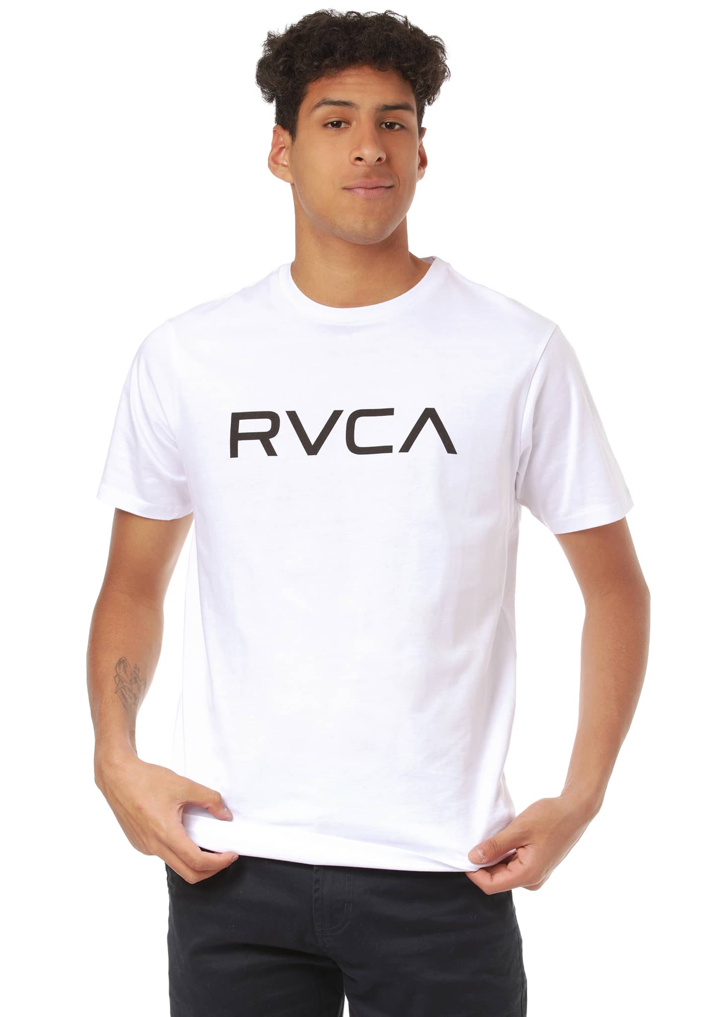 Rvca Big Rvca T-Shirt weiß S