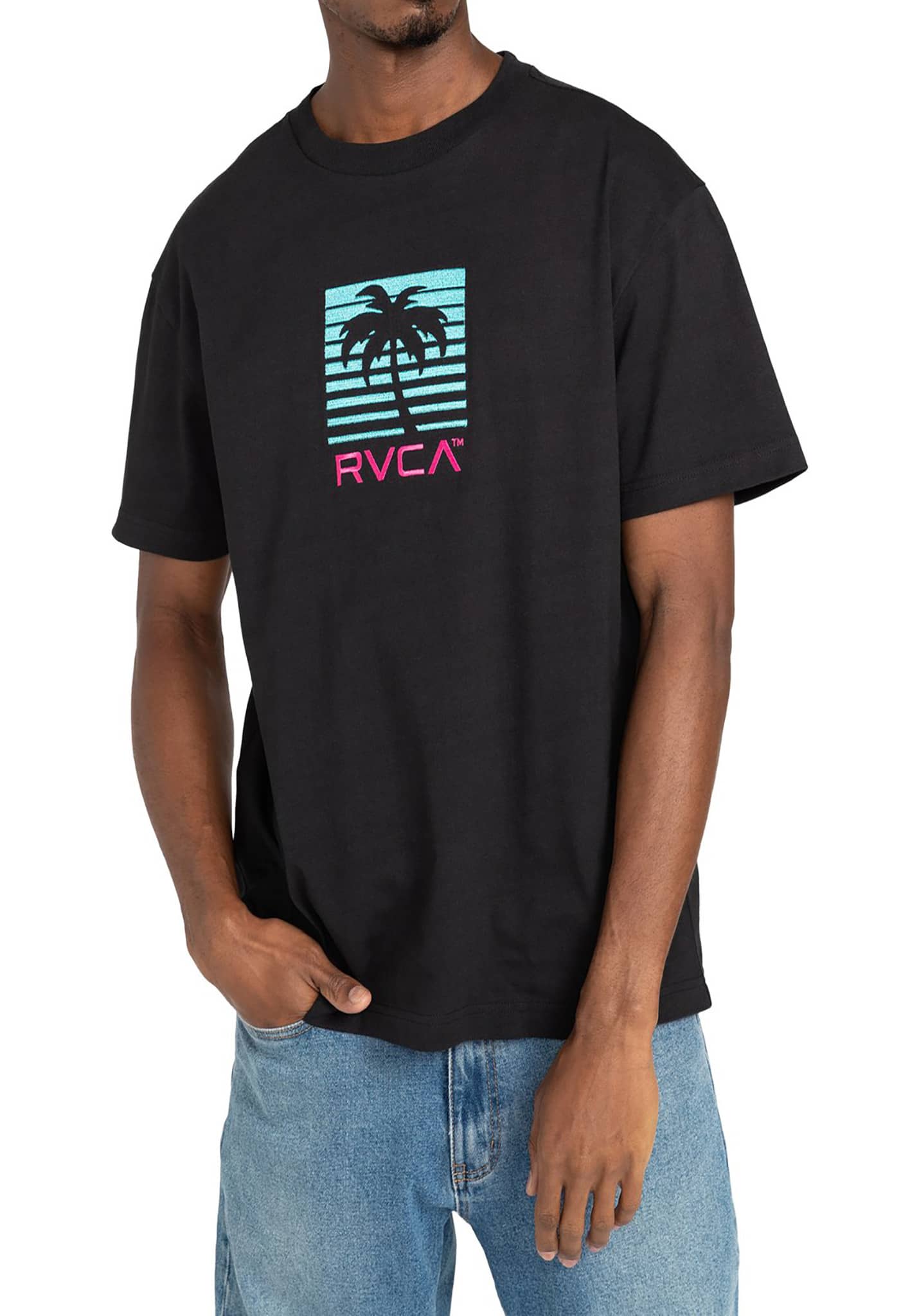 Rvca Palm Beach T-Shirt black M