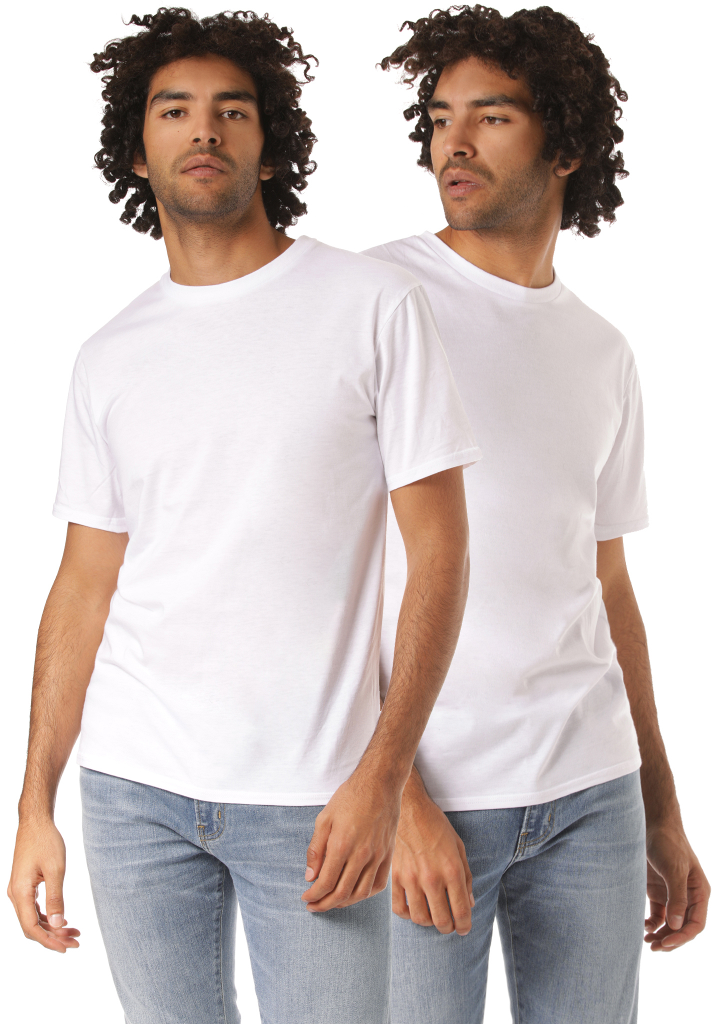 Lakeville Mountain Round Neck Double Pack T-Shirt white/white XL