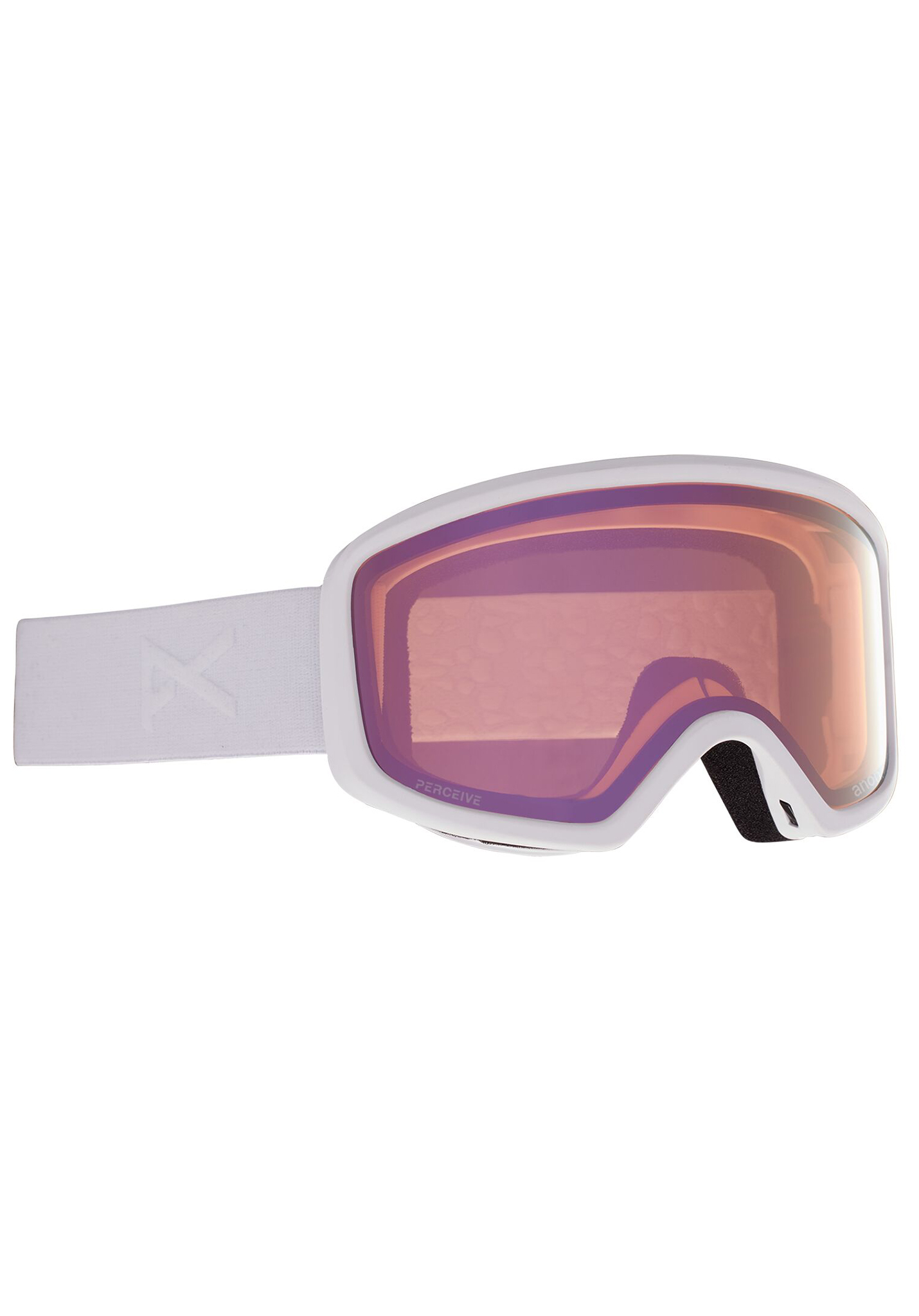 Anon Deringer MFI Snowboardbrillen weiß/prcv cldy rosa One Size