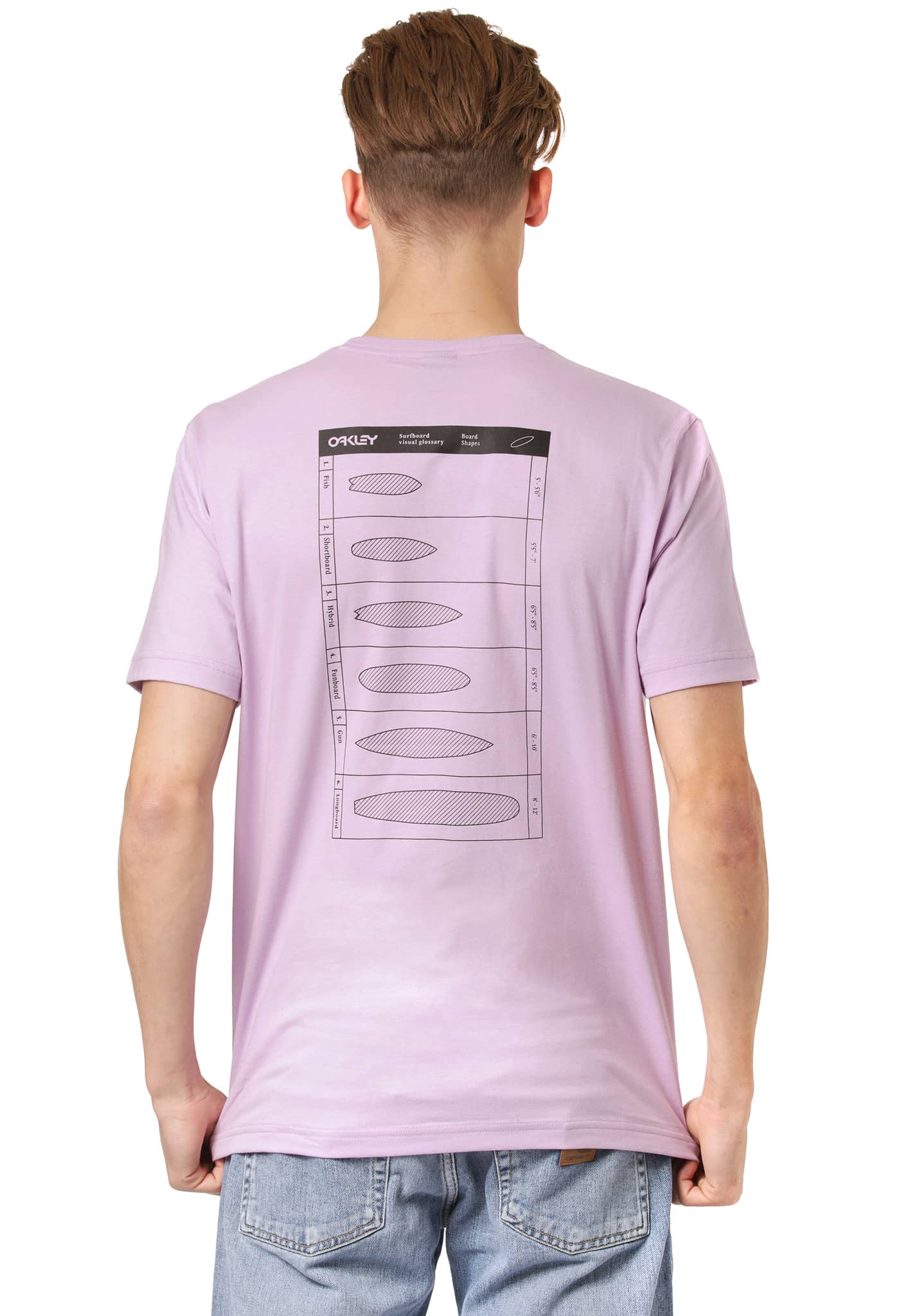 Oakley Surfboard Types T-Shirt staubiger lavendel S
