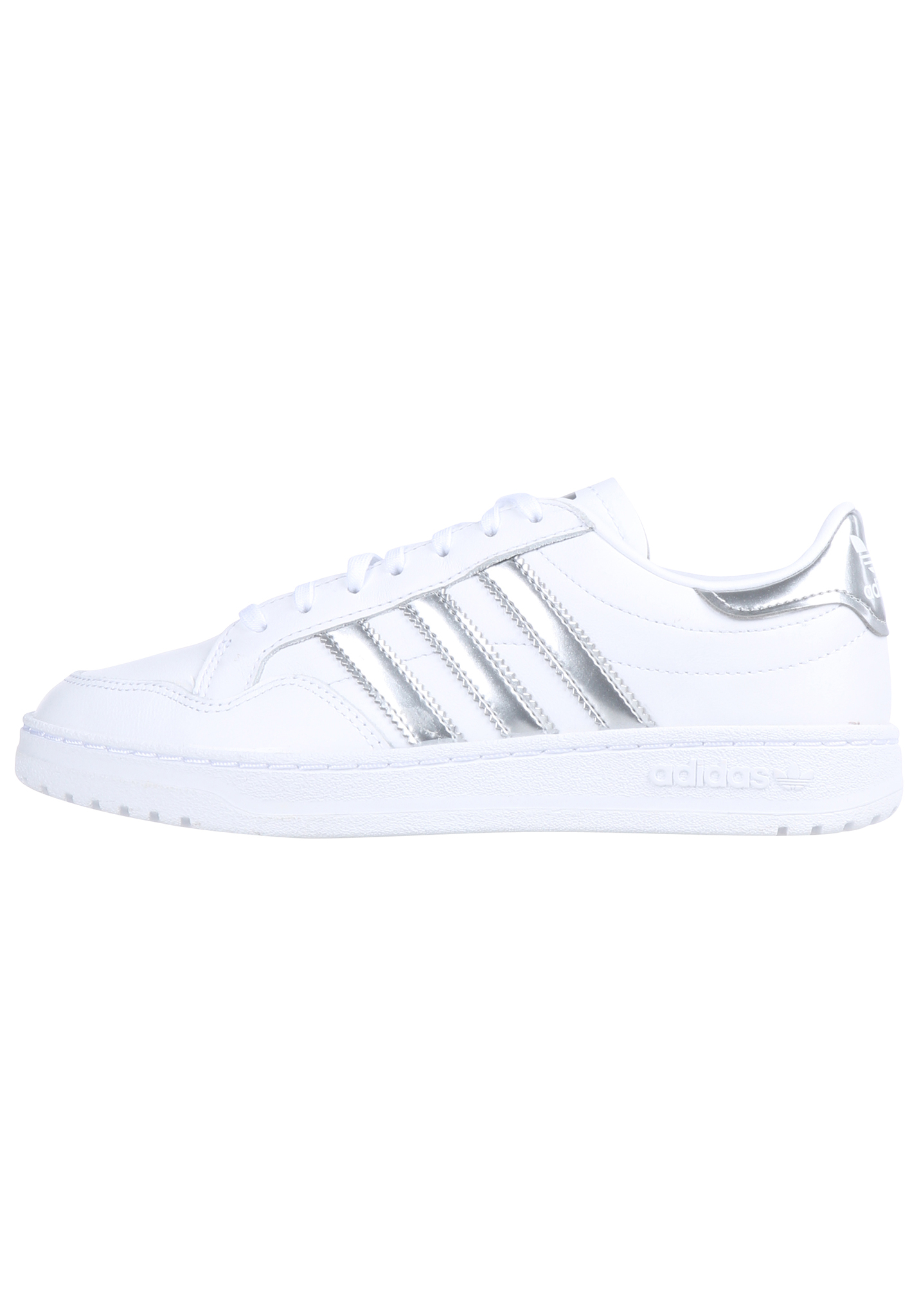 Adidas Originals Team Court Sneaker Low silver white 41 1/3