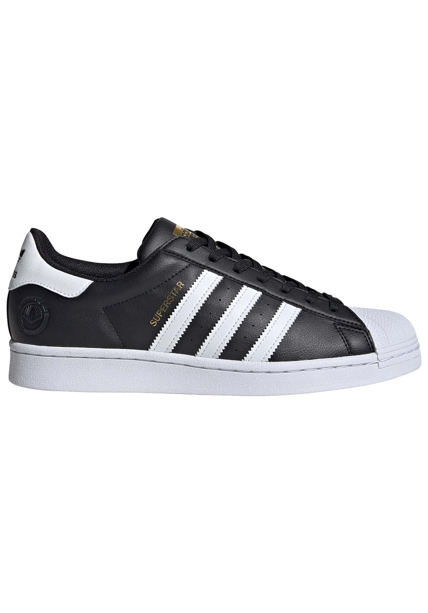 Adidas Originals Superstar Vegan Sneaker schwarz weiß 47 1/3