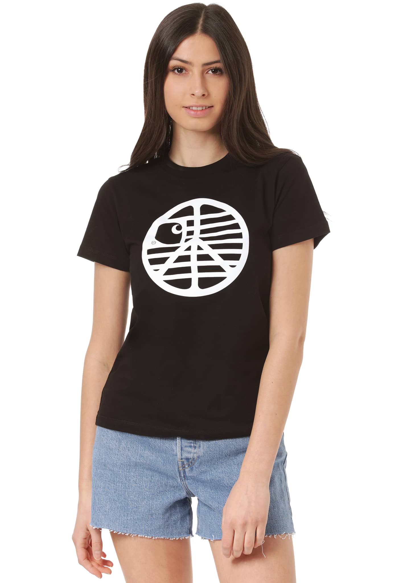 Carhartt WIP Peace State T-Shirt schwarz / weiß XS