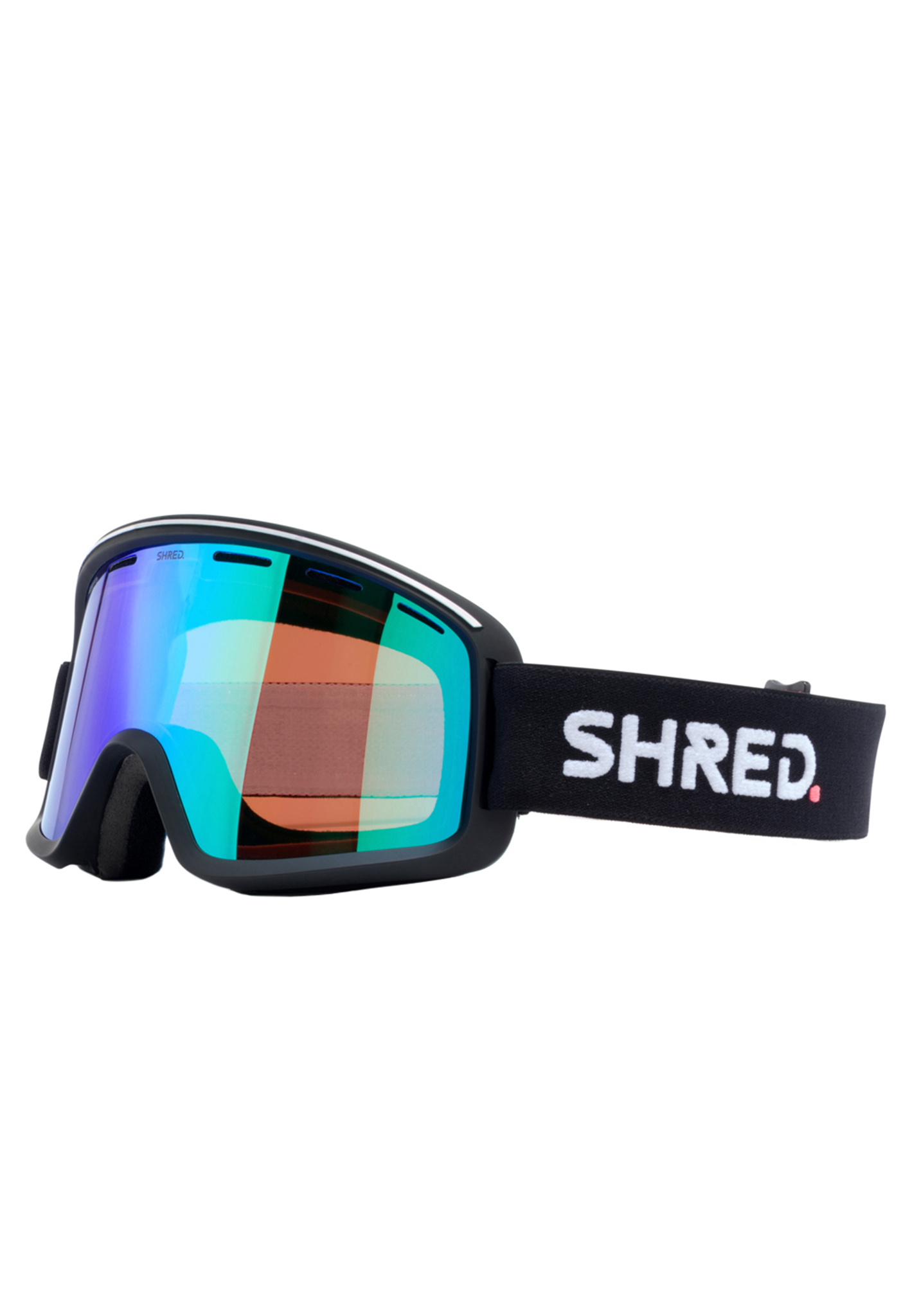Shred Monocle Snowboardbrillen schwarz/cbl plasma spiegel One Size