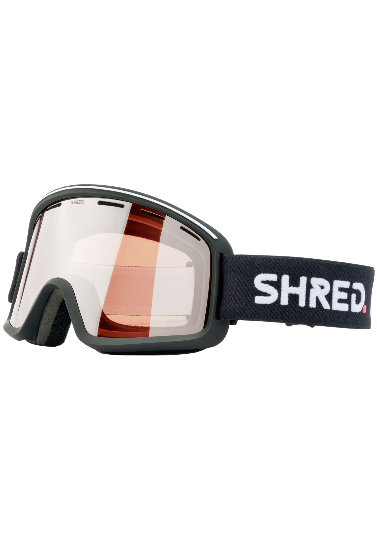 Shred Monocle Snowboardbrillen schwarz/niedrig hell silber One Size