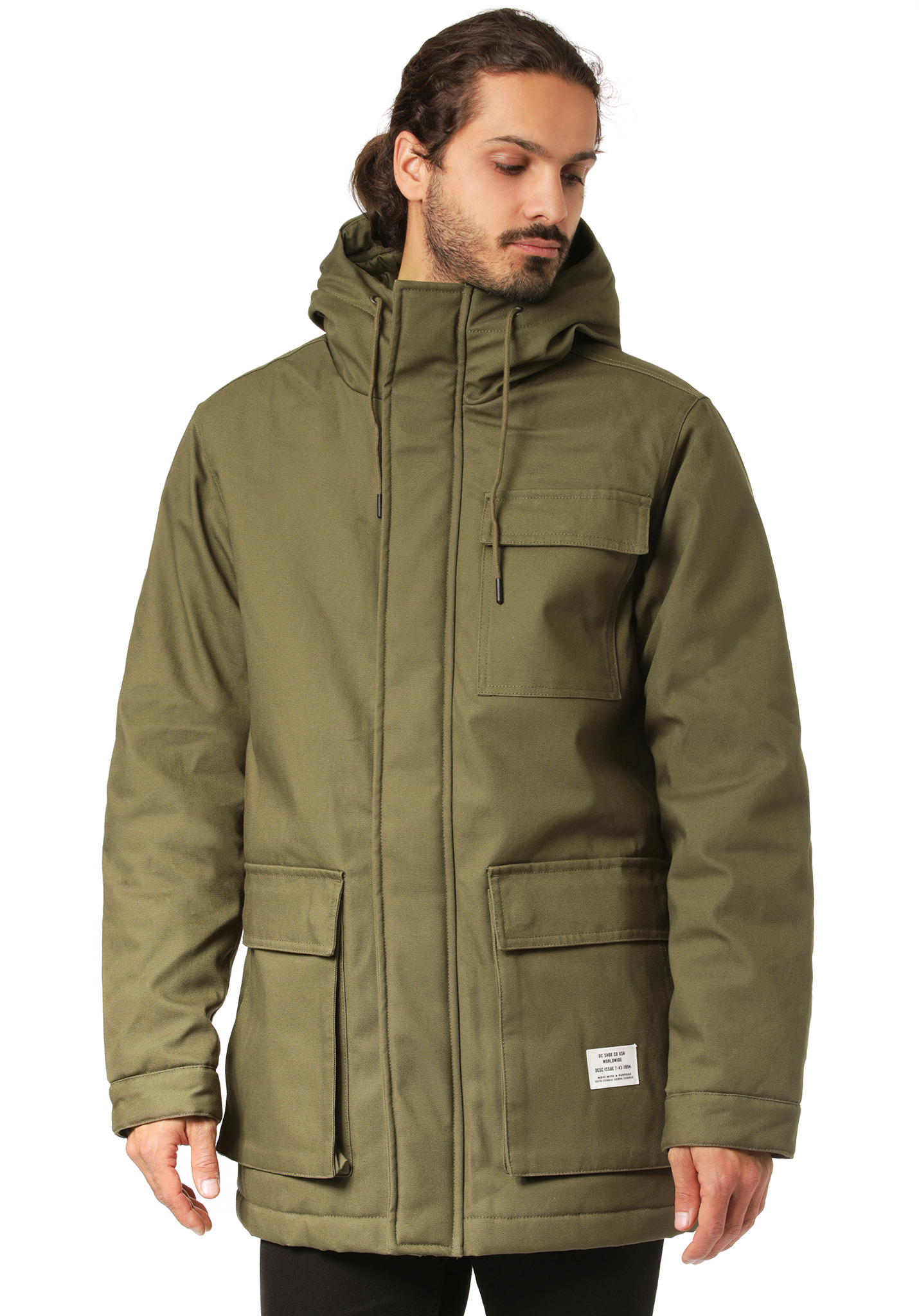 DC Canondale Jacke fatigue green XS