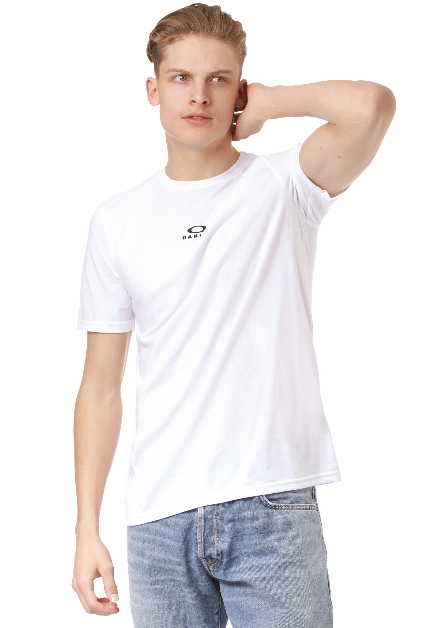 Oakley Bark New T-Shirt white XXL