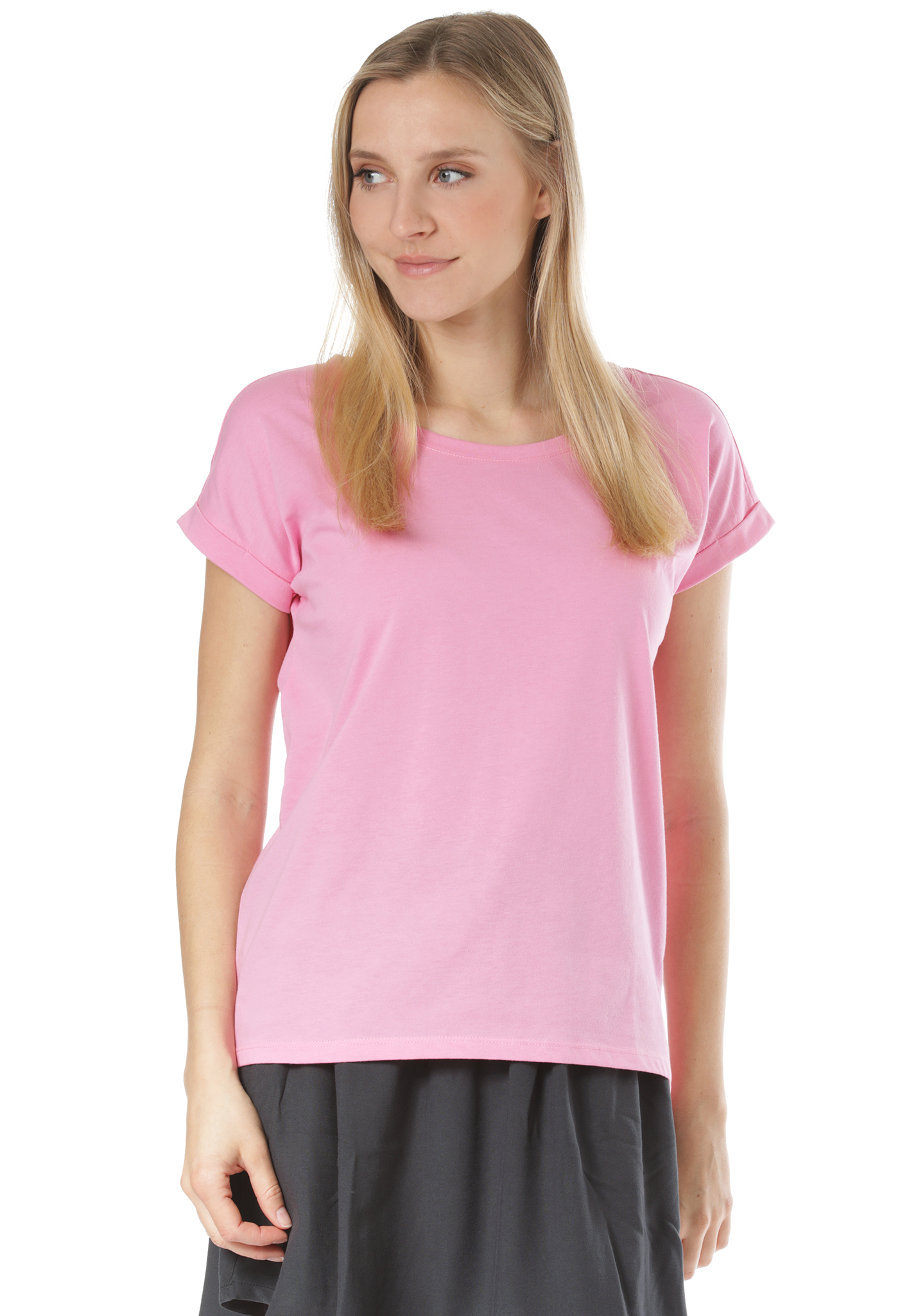 Vila Vidreamers Pure T-Shirt begonia pink XL