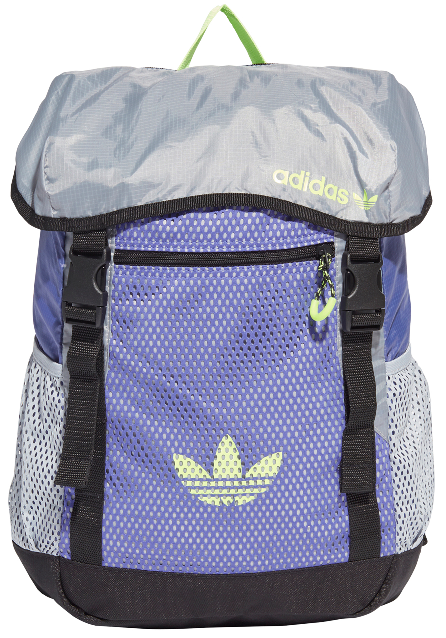 Adidas Originals Adv Toploader Rucksack violett/halogensilber/signalgrün One Size