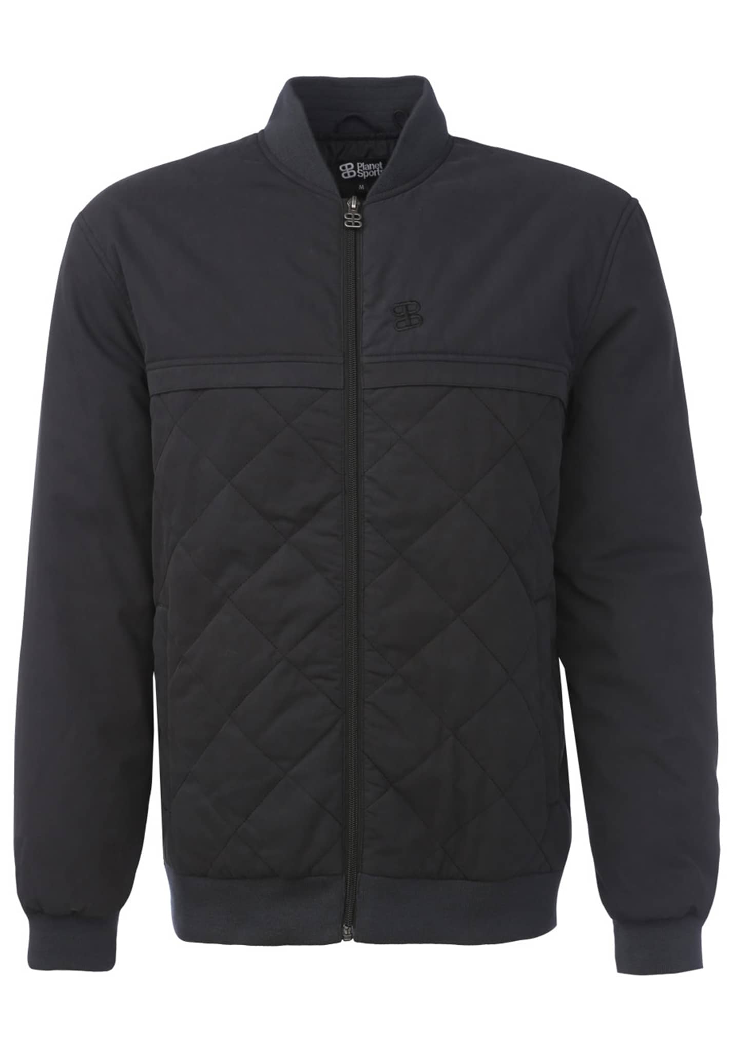 Planet Sports Quilted Bomber Jacke black XXL