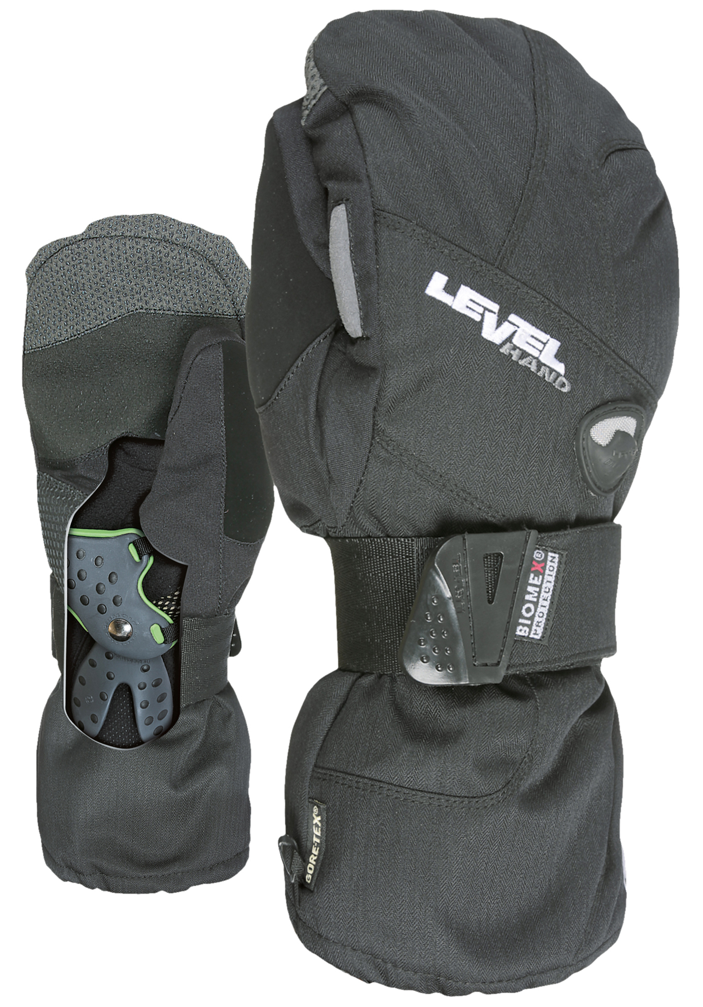 Level Half Pipe Mitt Gore-Tex Snowboard Handschuhe black S/M