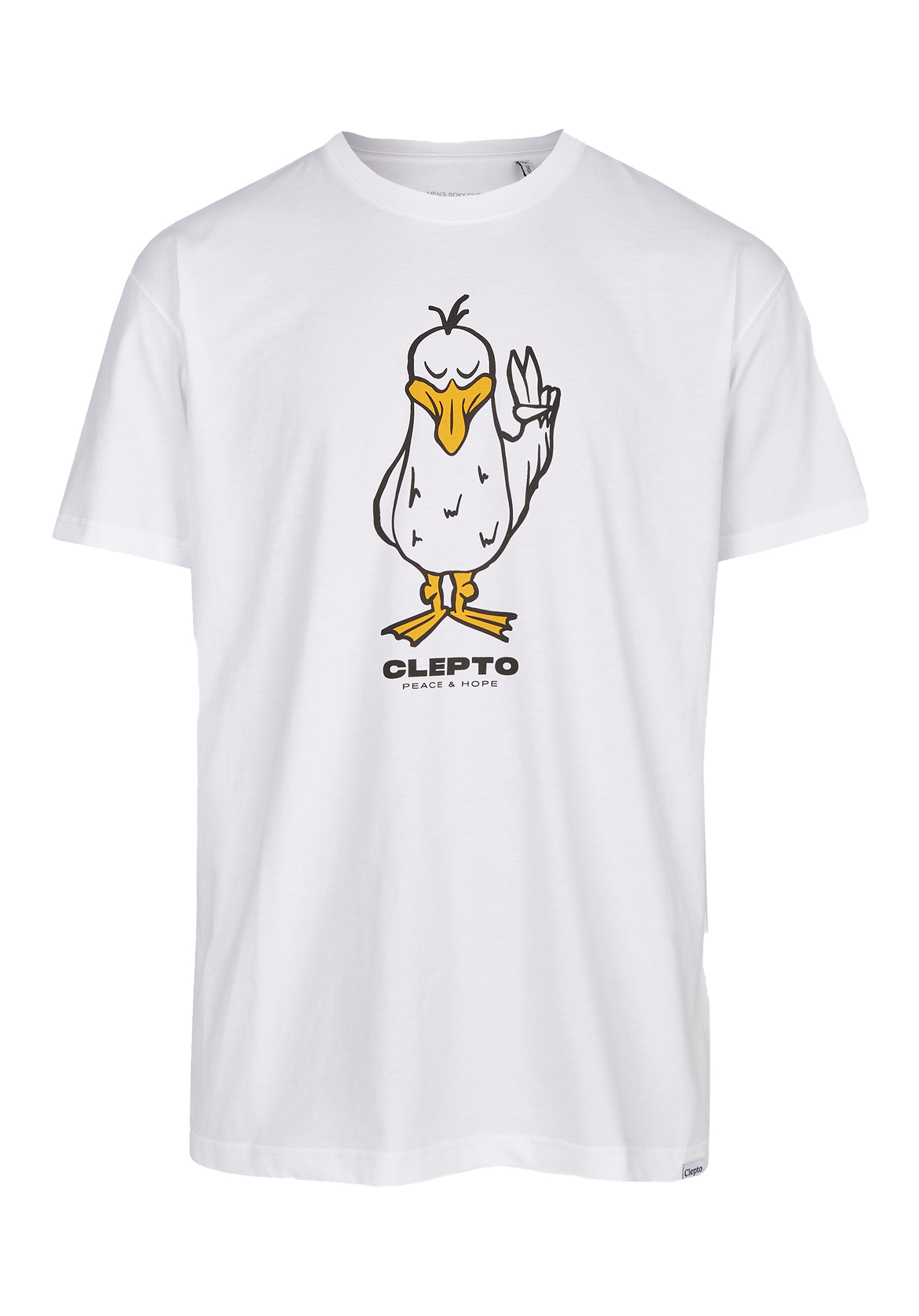 Cleptomanicx Peace & Hope T-Shirt weiß M