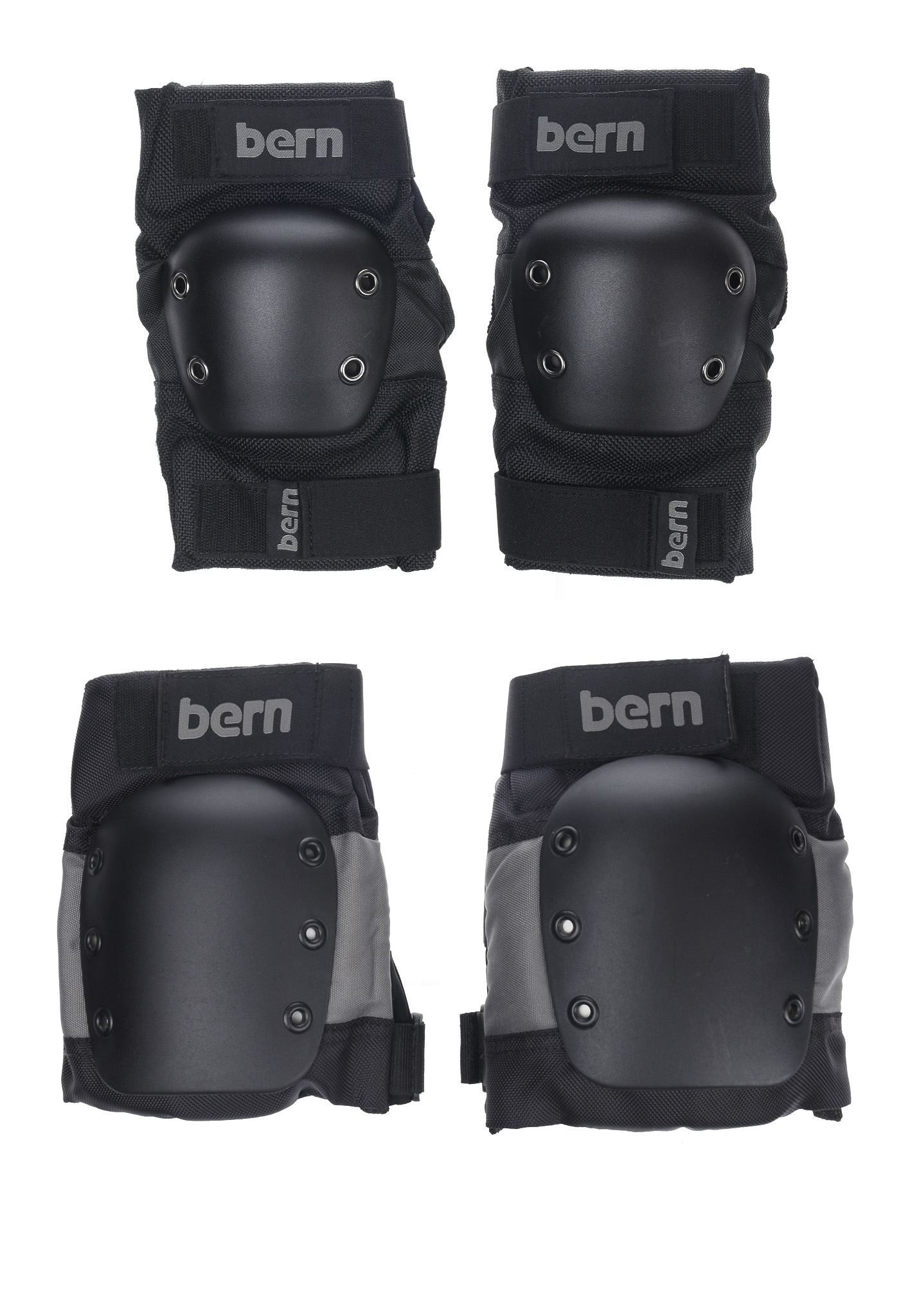 Bern Pad Set Skate Protektoren grau/schwarz L/XL