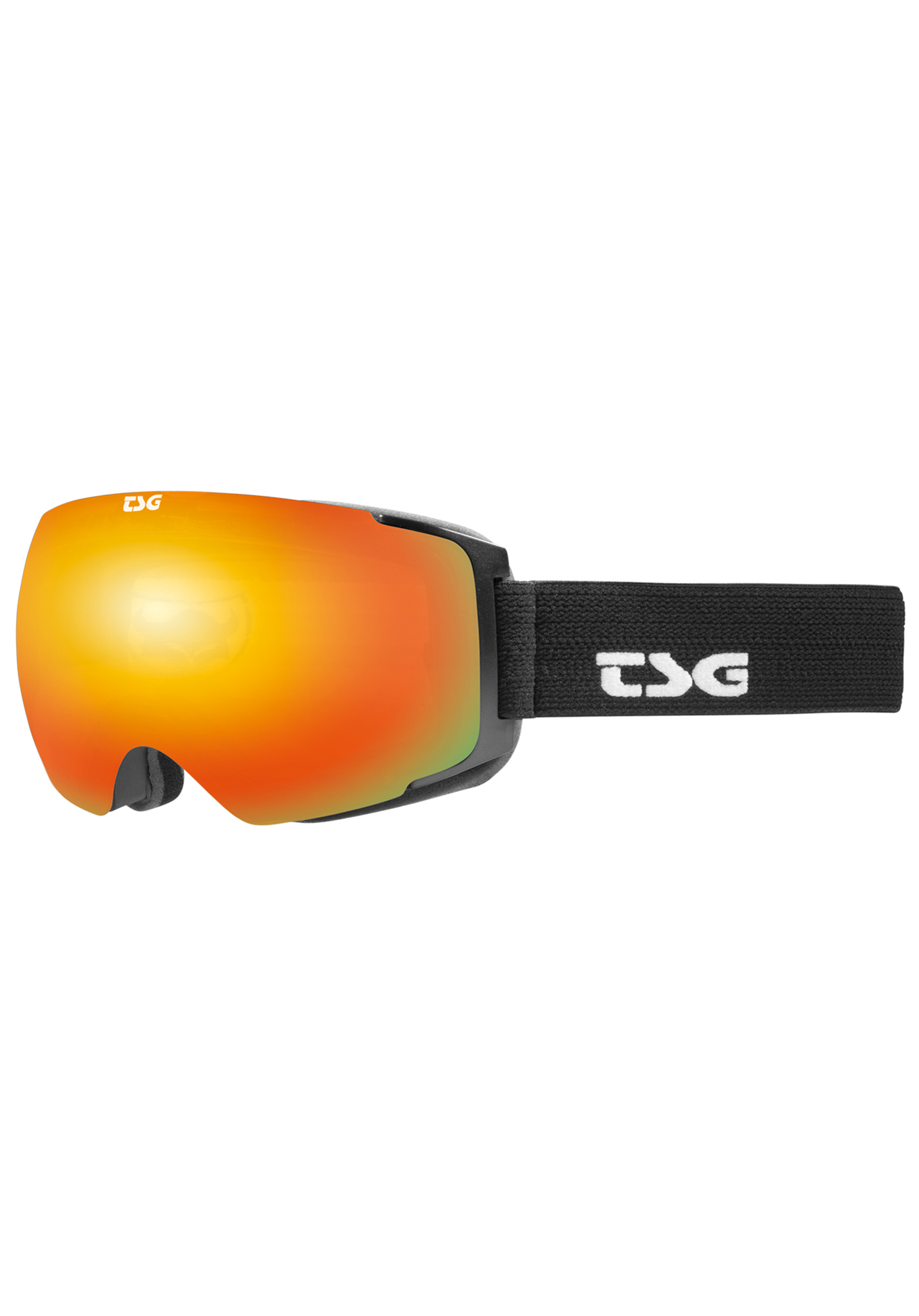 TSG Two Snowboardbrillen massiv schwarz / rot chrom One Size