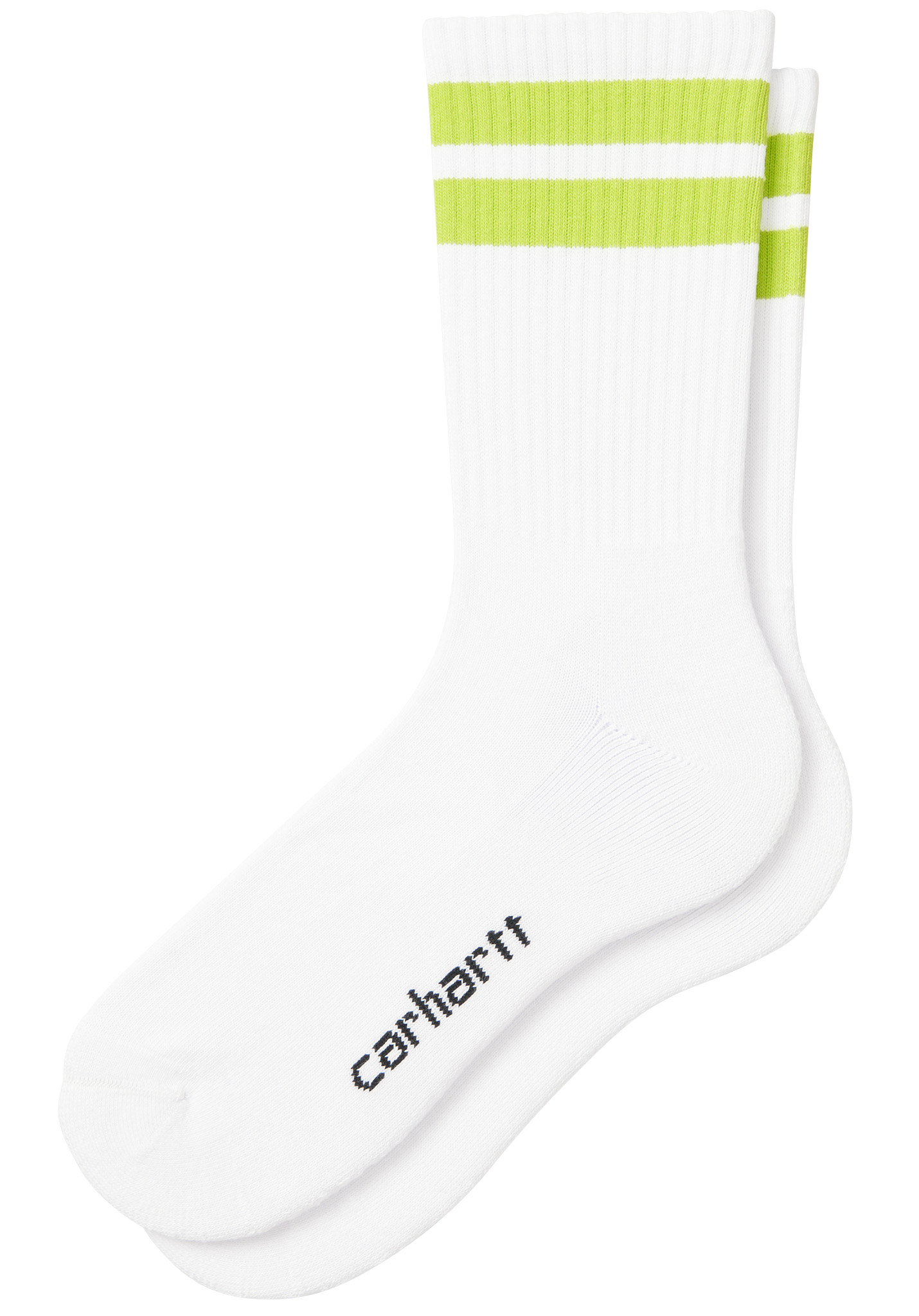 Carhartt WIP Jack Lange Socken weiß / limeade One Size