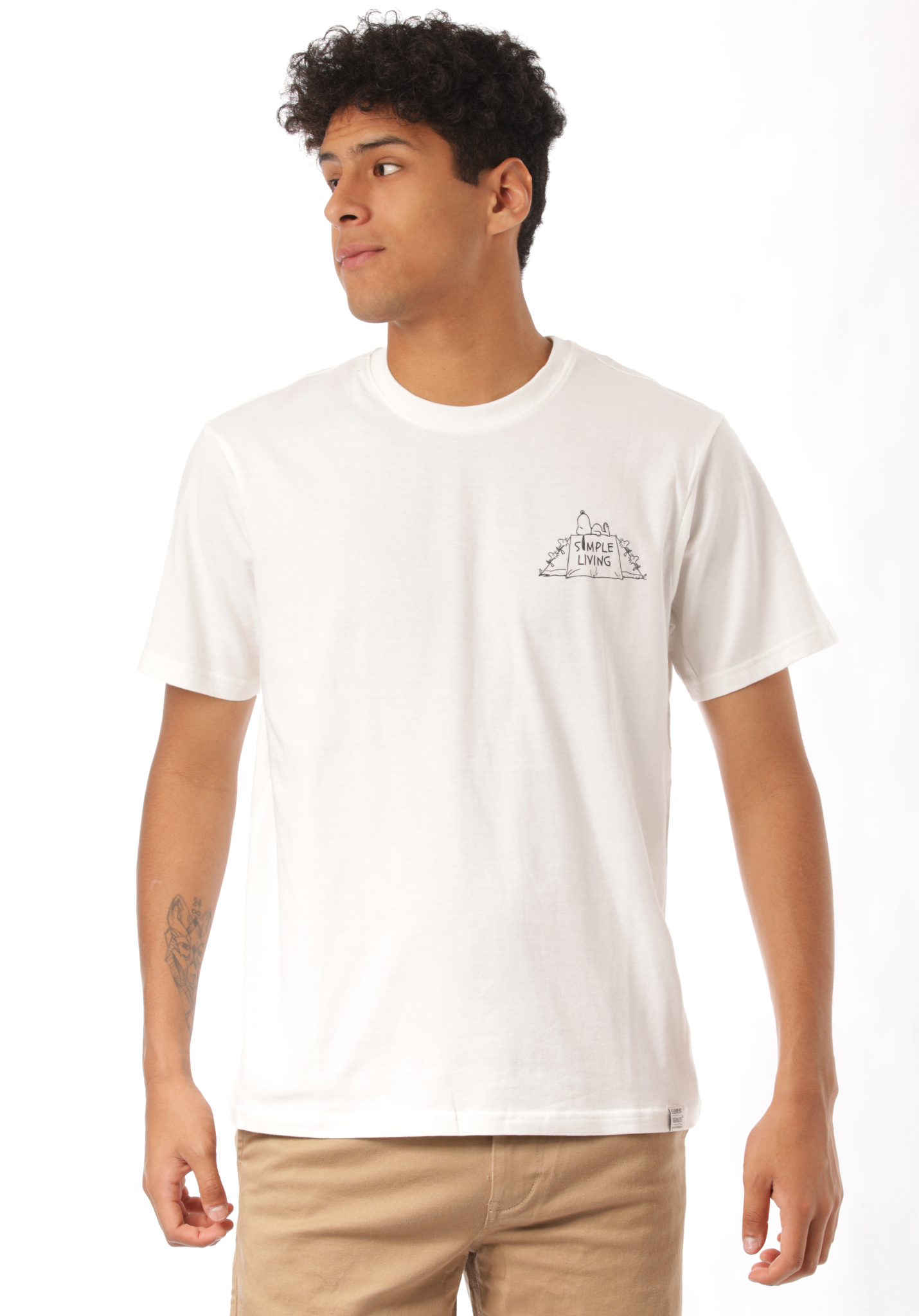 Element Peanuts Simple Living T-Shirt off white XL