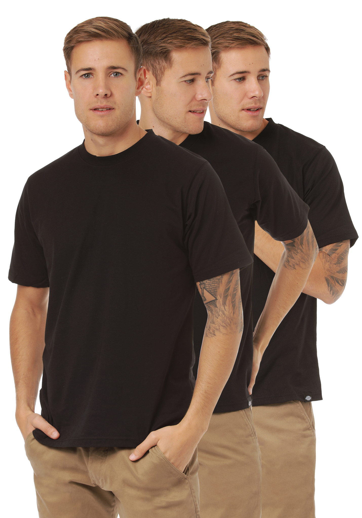 Dickies 3er Pack T-Shirt black L