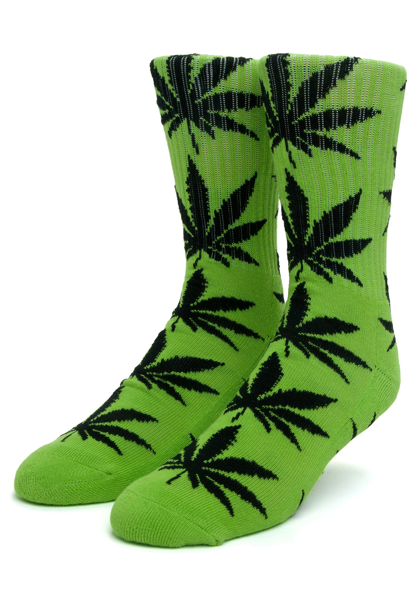 HUF Essentials Plantlife Lange Socken green One Size