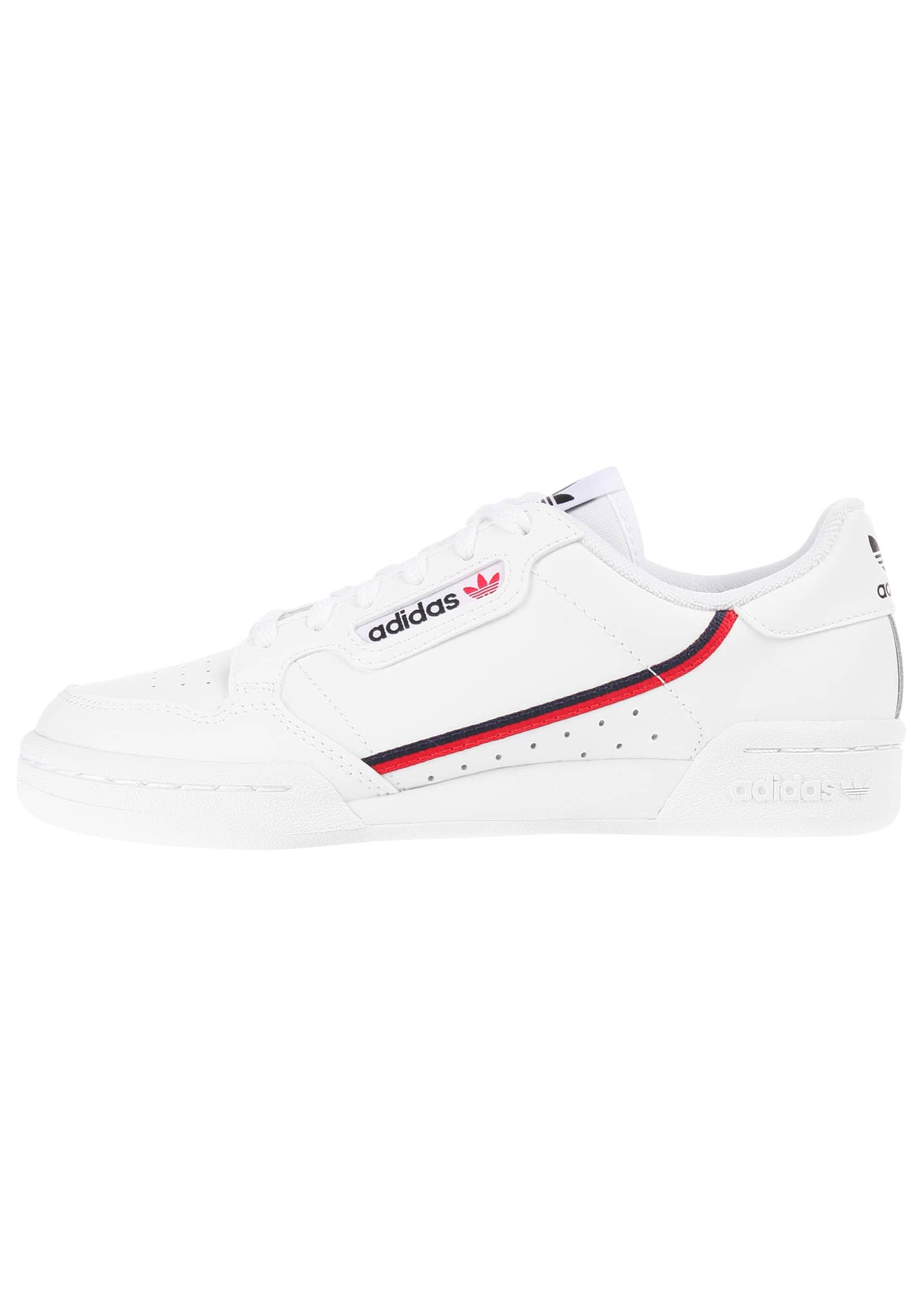 Adidas Originals Continental 80 Sneaker Low ftwr weiß/scarlet/collegiate navy 38