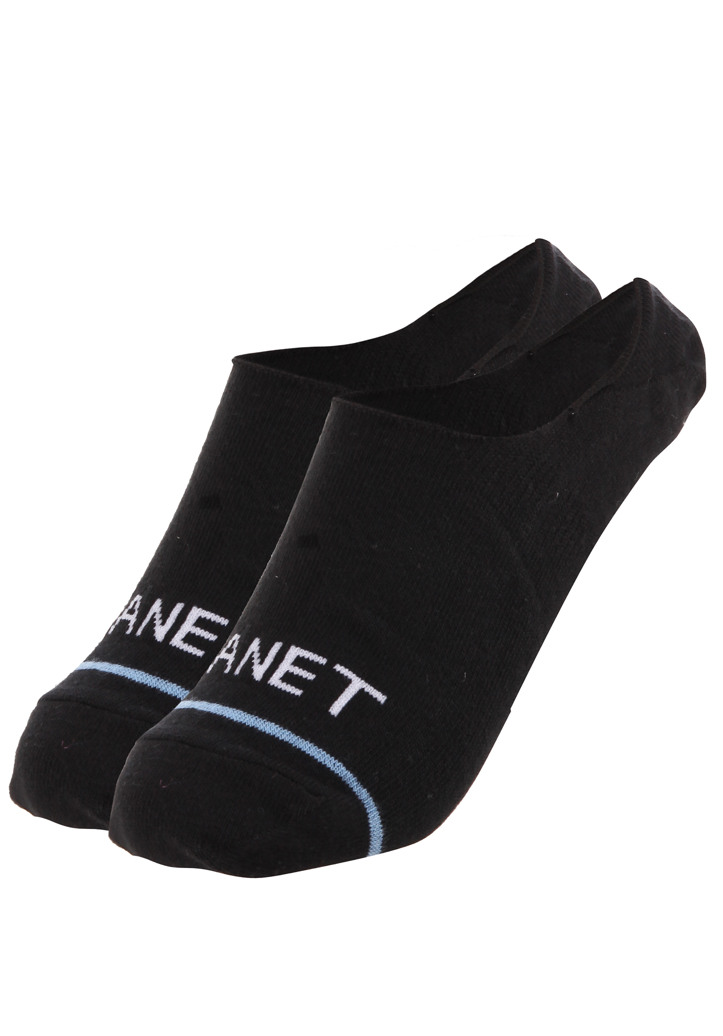 Planet Sports Grip Invisible Double Pack Socken black 43-46