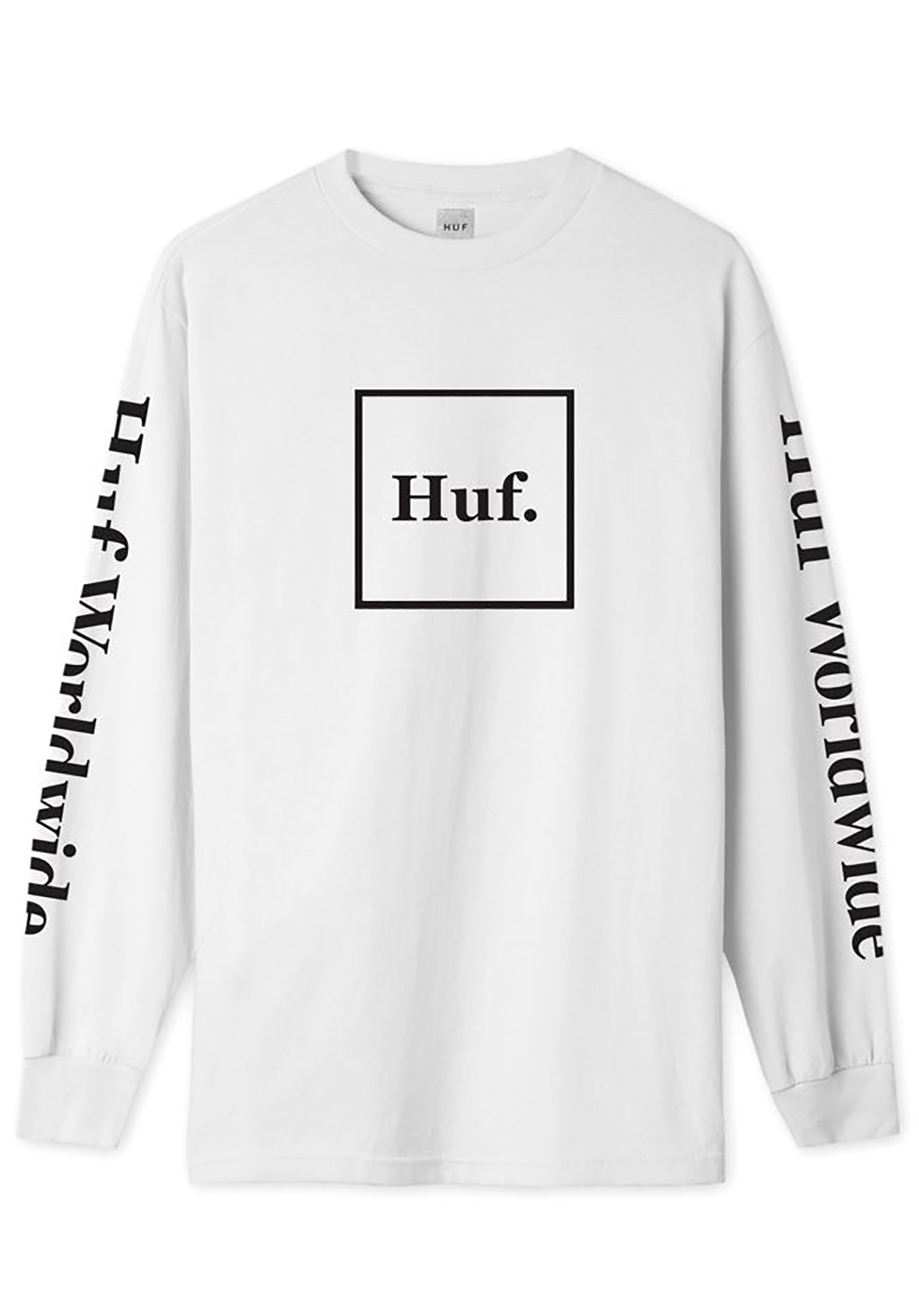HUF Essentials Domestic Longsleeve white XXL