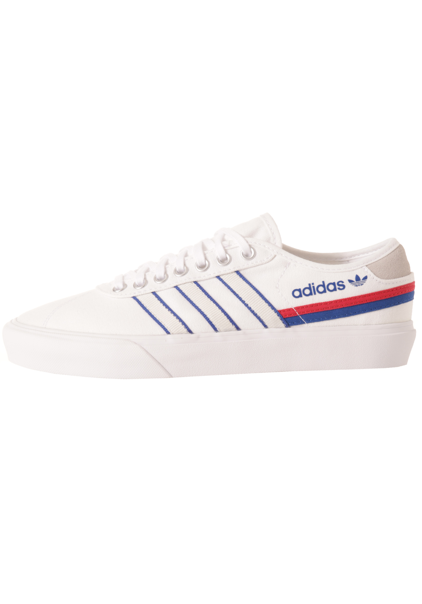Adidas Originals Delpala Sneaker schuhe weiß/scharlachrot/königsblau 45