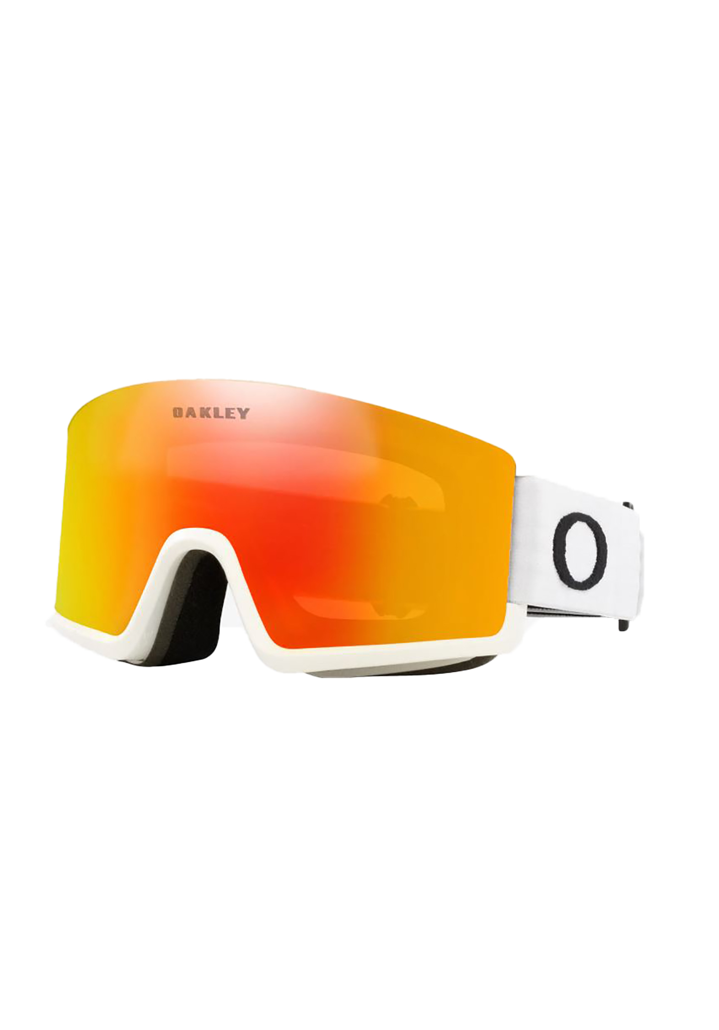 Oakley Target Line L Snowboardbrillen mattes weiß/feuer-iridium One Size