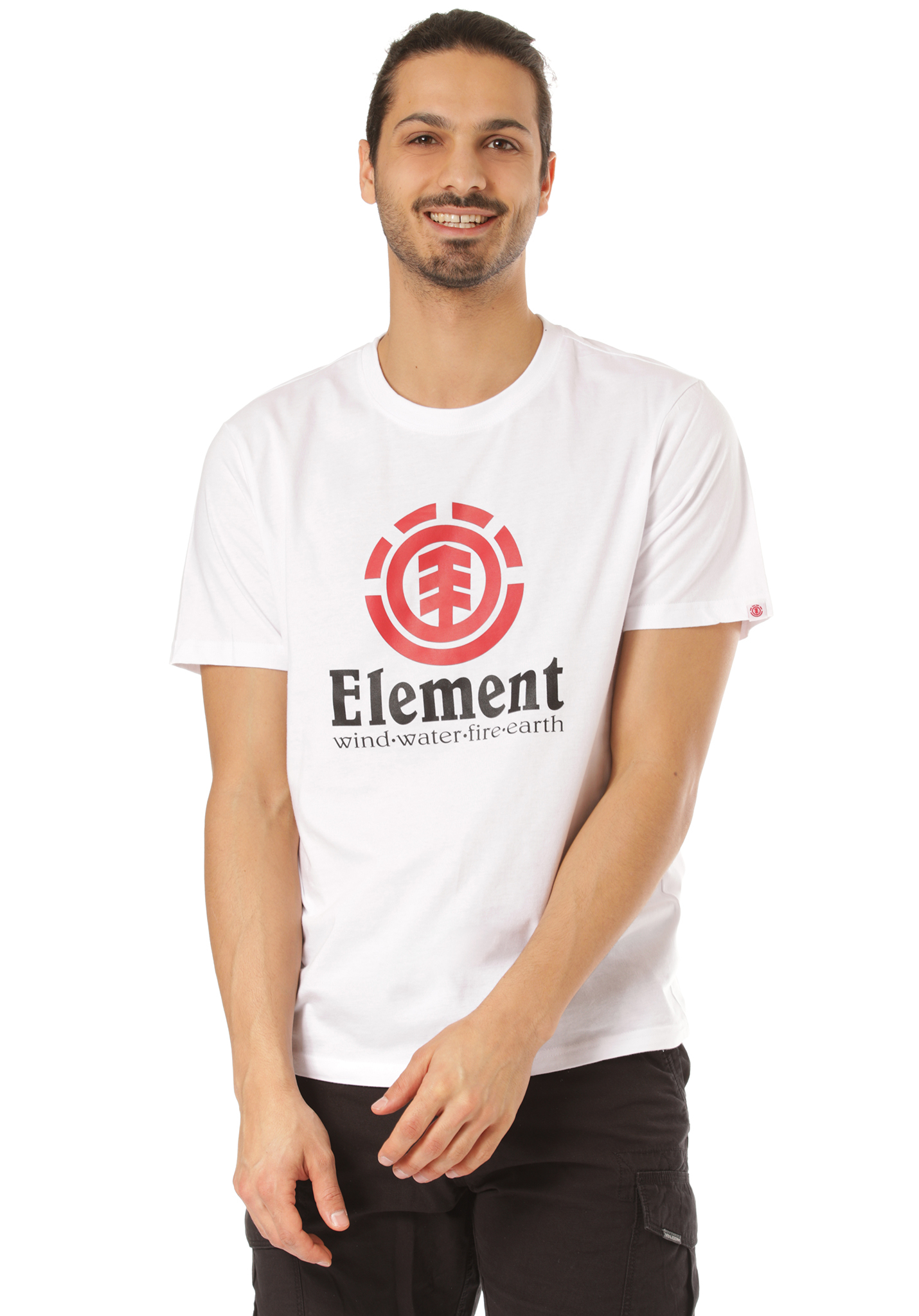 Element Vertical T-Shirt weiß XXL