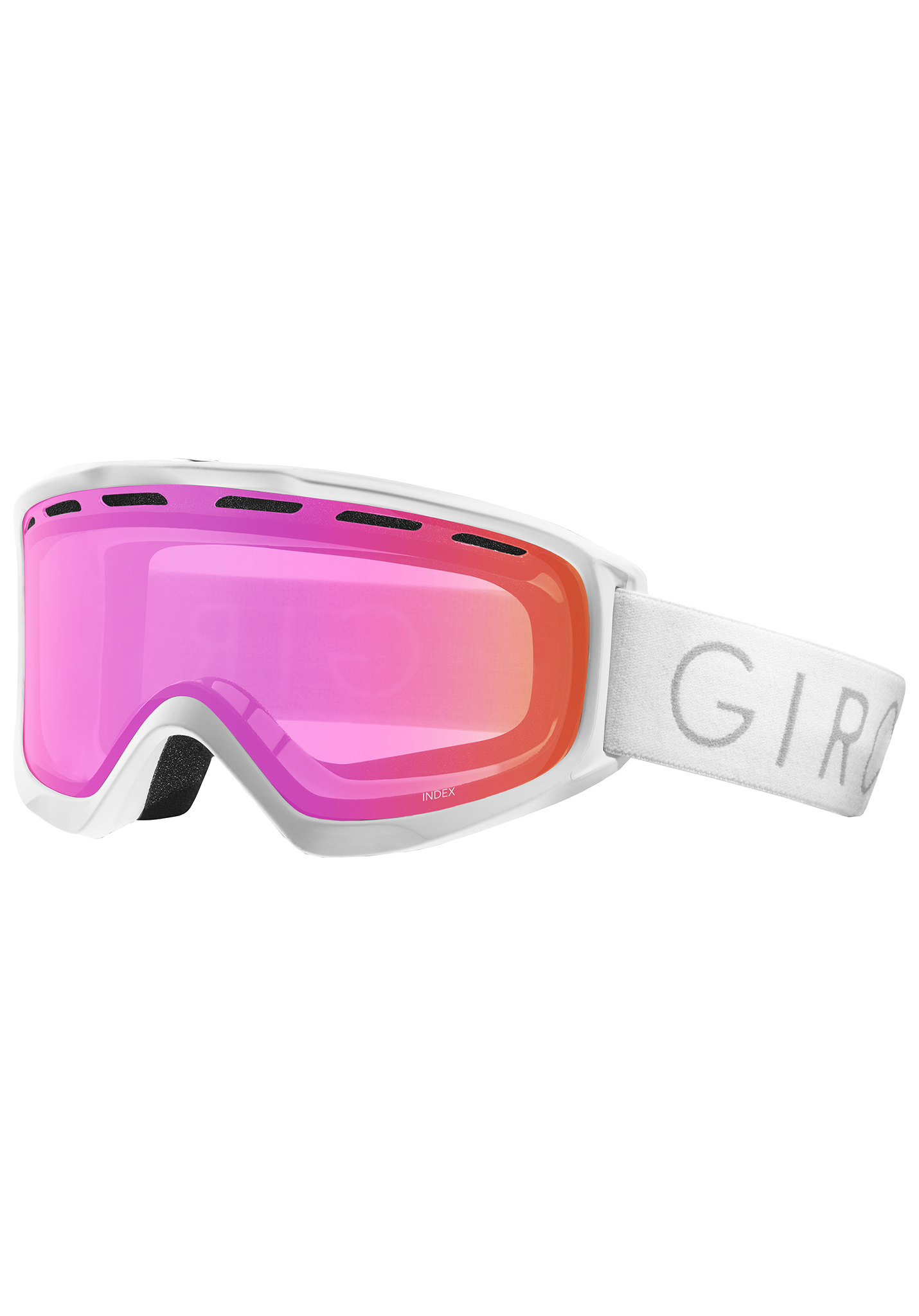 Giro Index Snowboardbrillen weißer kern hell/bernsteinfarben One Size