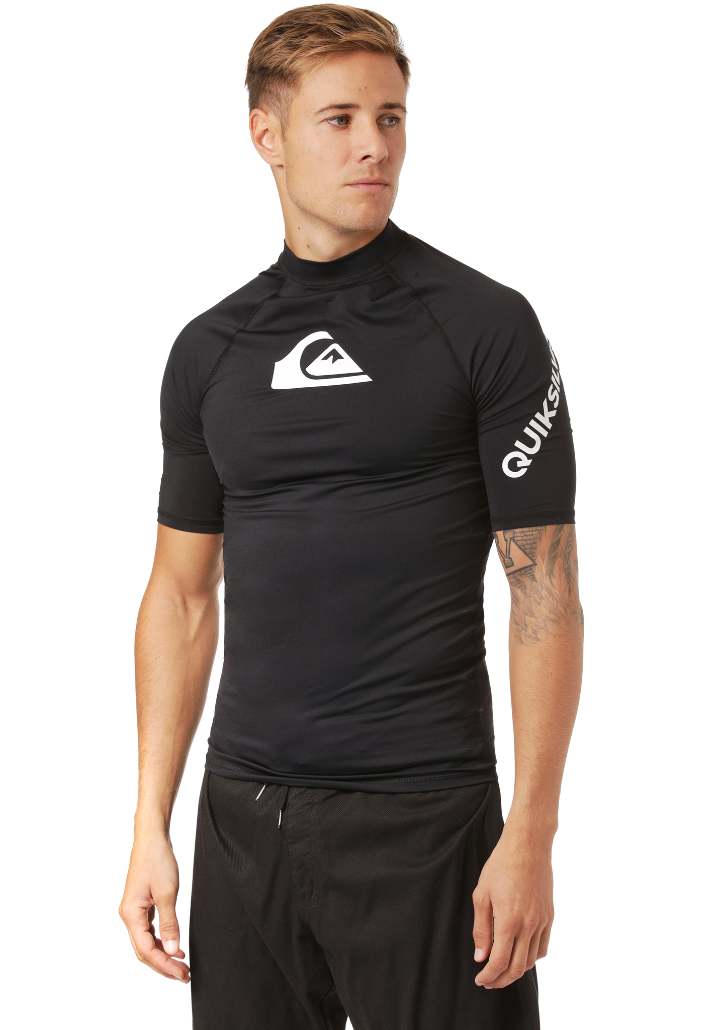 Quiksilver All Time S/S Lycra black XL