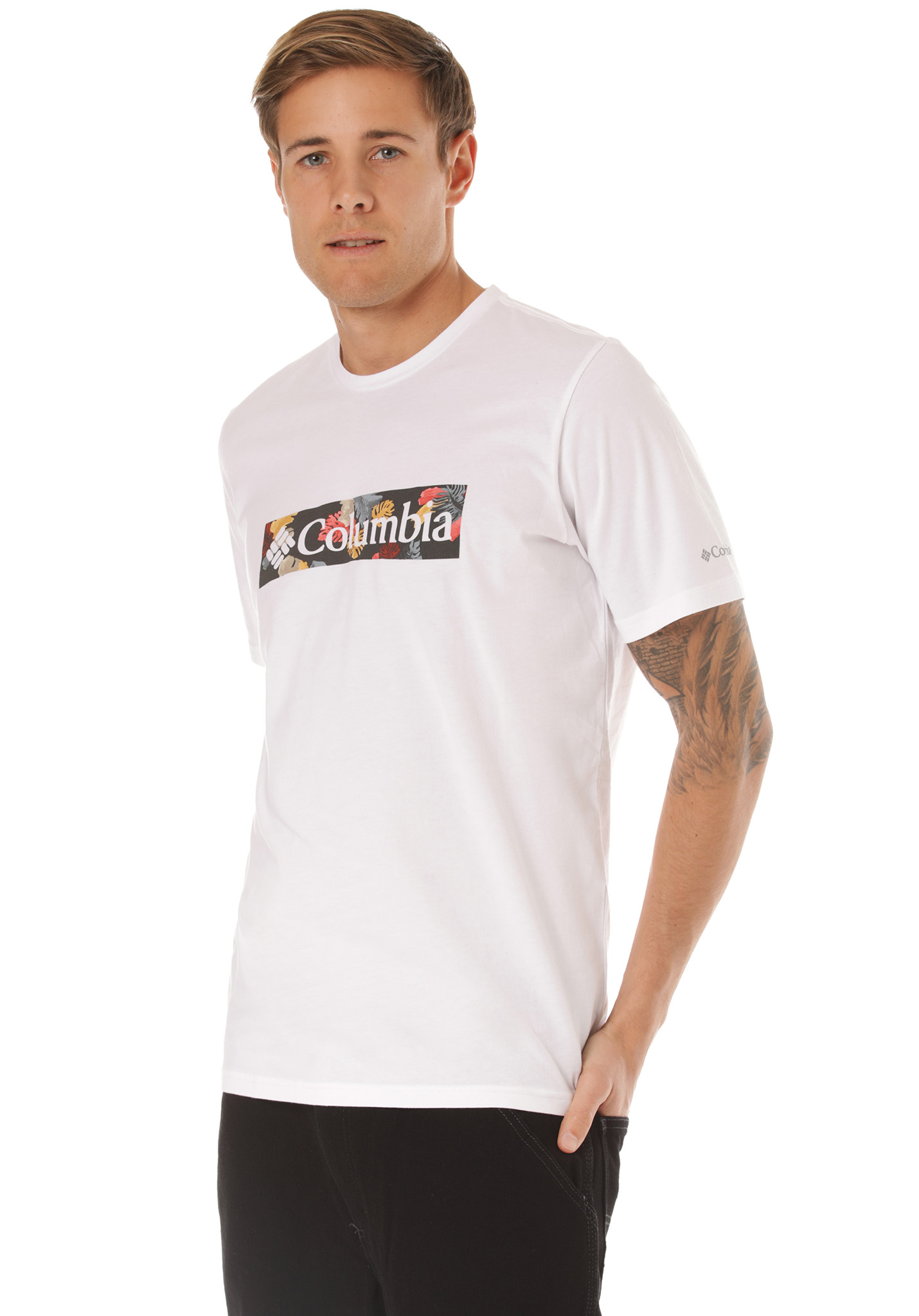 Columbia Rapid Ridge T-Shirt weiß, wildfire umrahmt floral XL