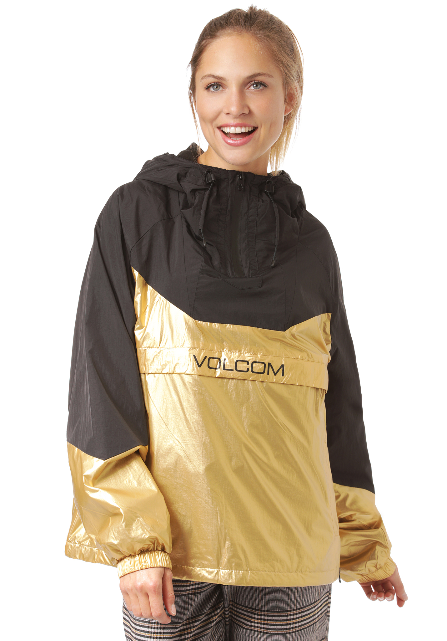Volcom Throback Nuts Windbreaker gold XL