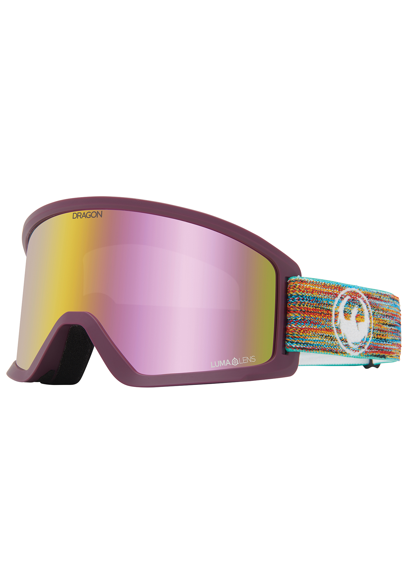 Dragon DX3 Snowboardbrillen gemeinsam fetzen / lumalens pink ion One Size