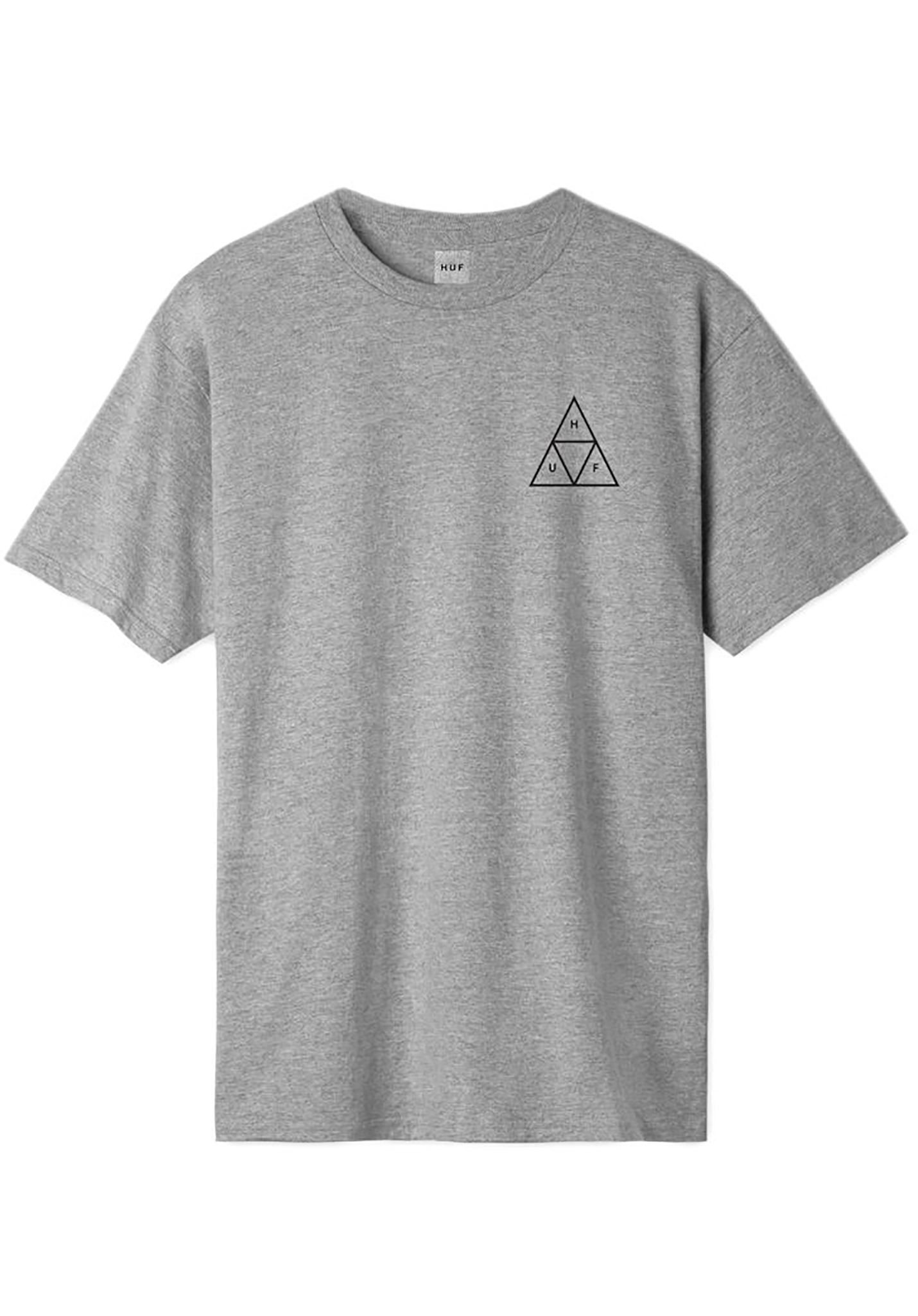 HUF Essentials Triple Triangle T-Shirt graues heidekraut S