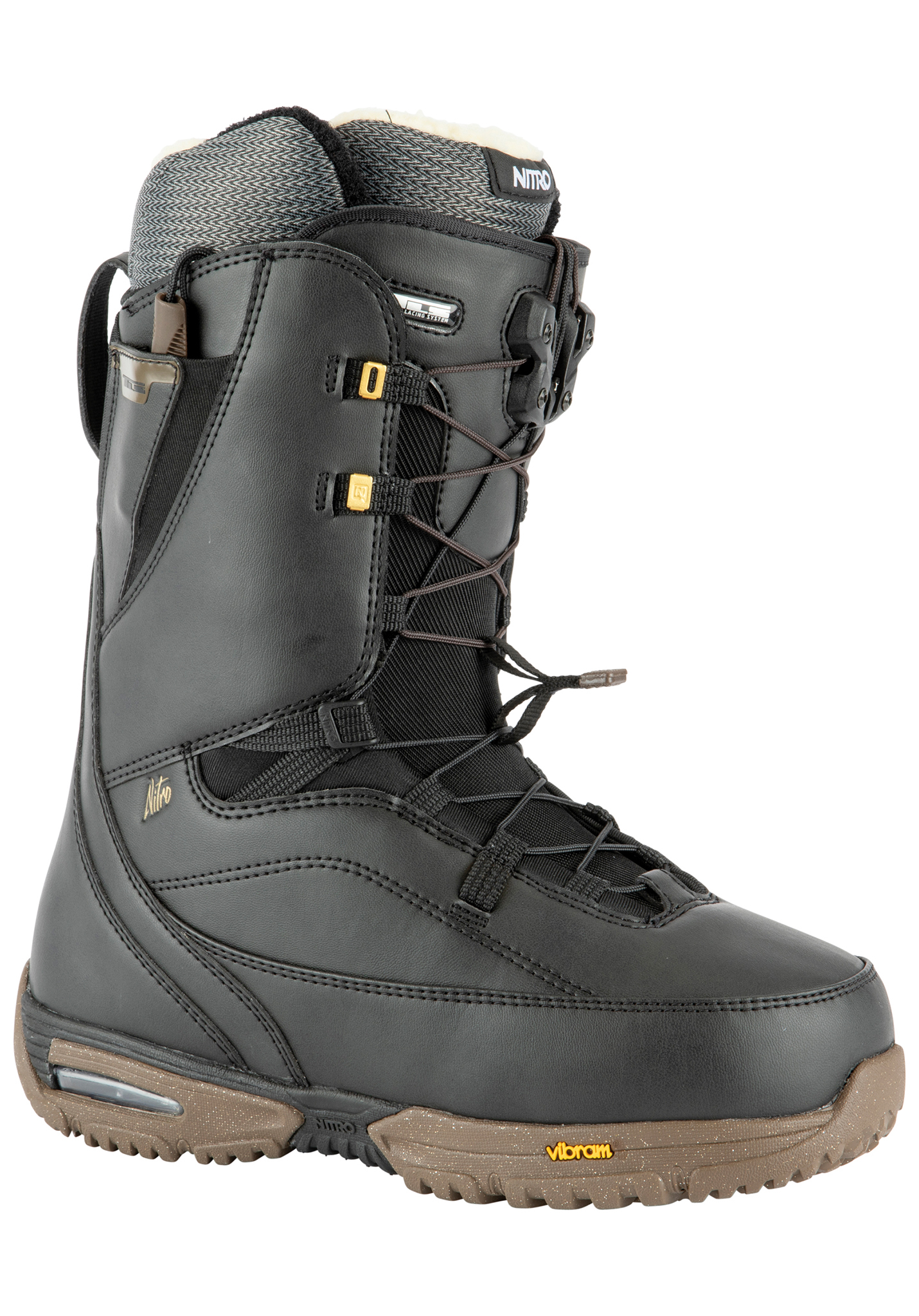 Nitro Faint TLS Snowboard Boots schwarzes gold 41 1/3