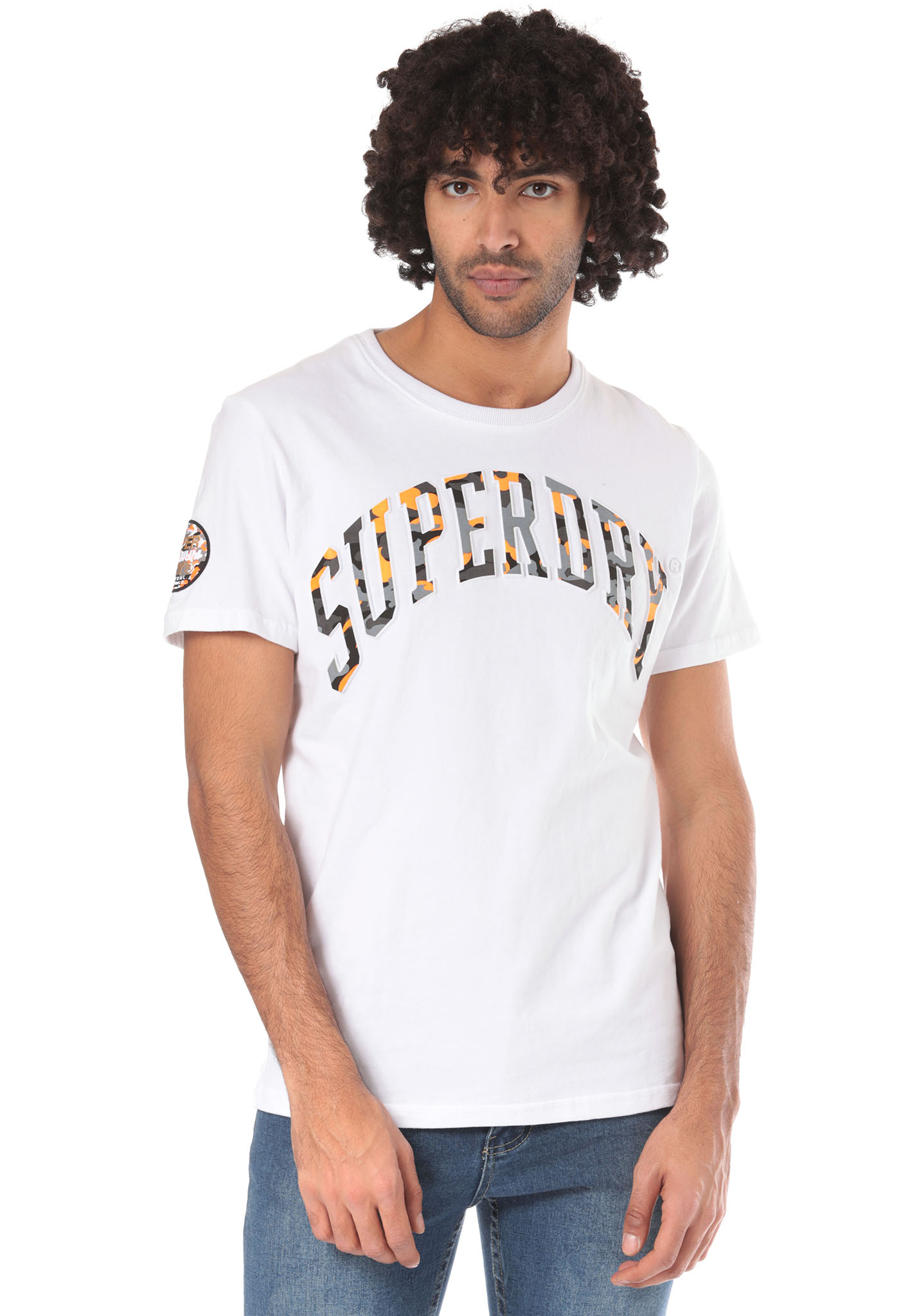 Superdry Camo Embossed T-Shirt optik M
