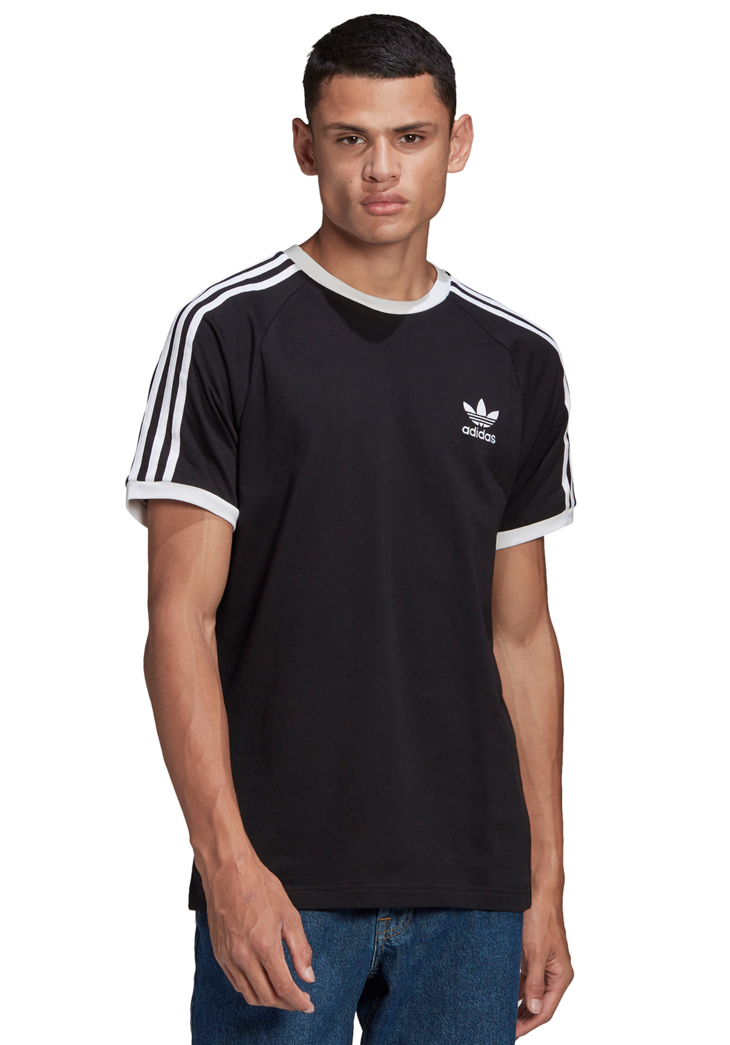 Adidas Originals 3-Stripes T-Shirt black XXL
