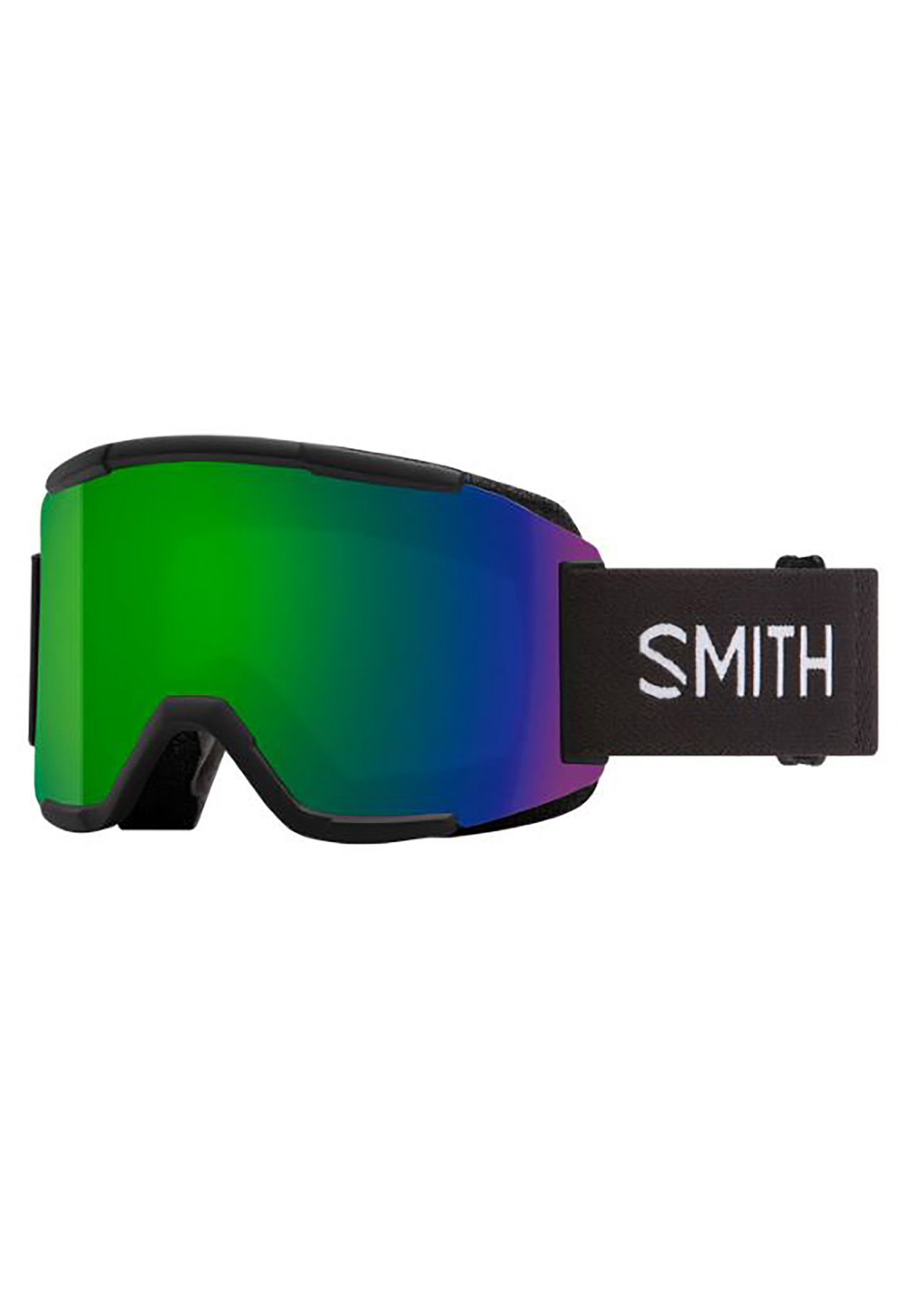 Smith Squad Snowboardbrillen schwarz/sonnengrüner spiegel One Size