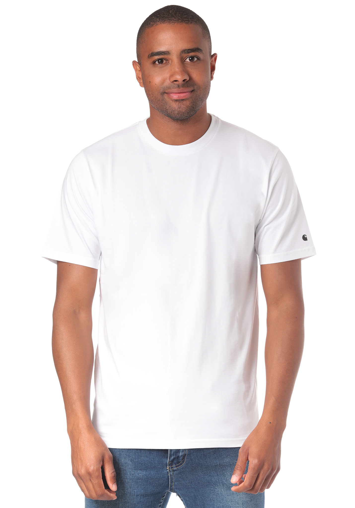 Carhartt WIP Base T-Shirt weiß/schwarz XXL
