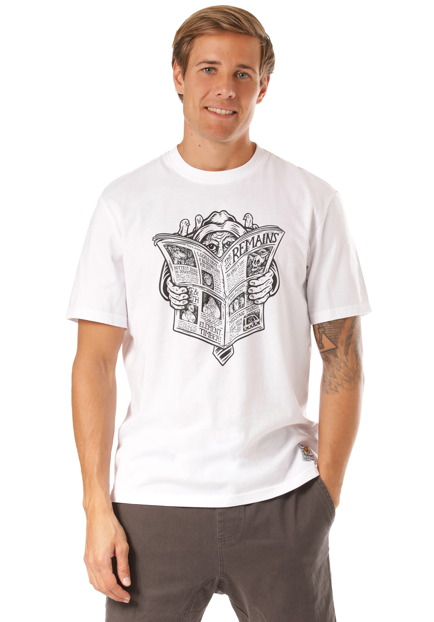 Element Vendor T-Shirt optic white L