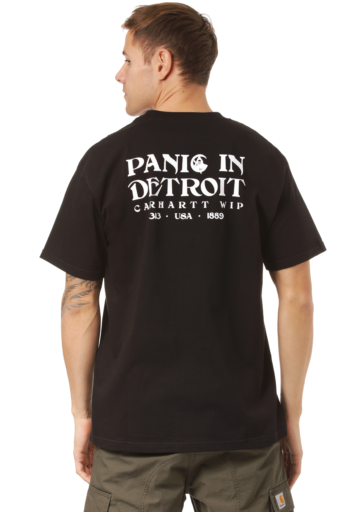 Carhartt WIP Panic T-Shirt schwarz / weiß S