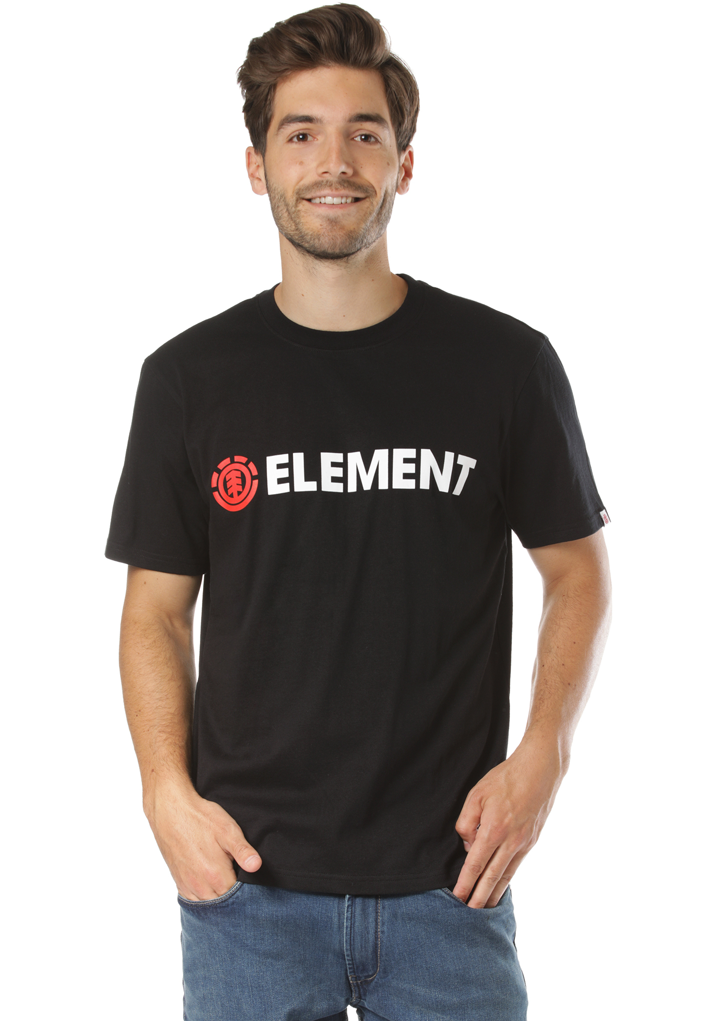 Element Blazin T-Shirt schwarz rot XXL