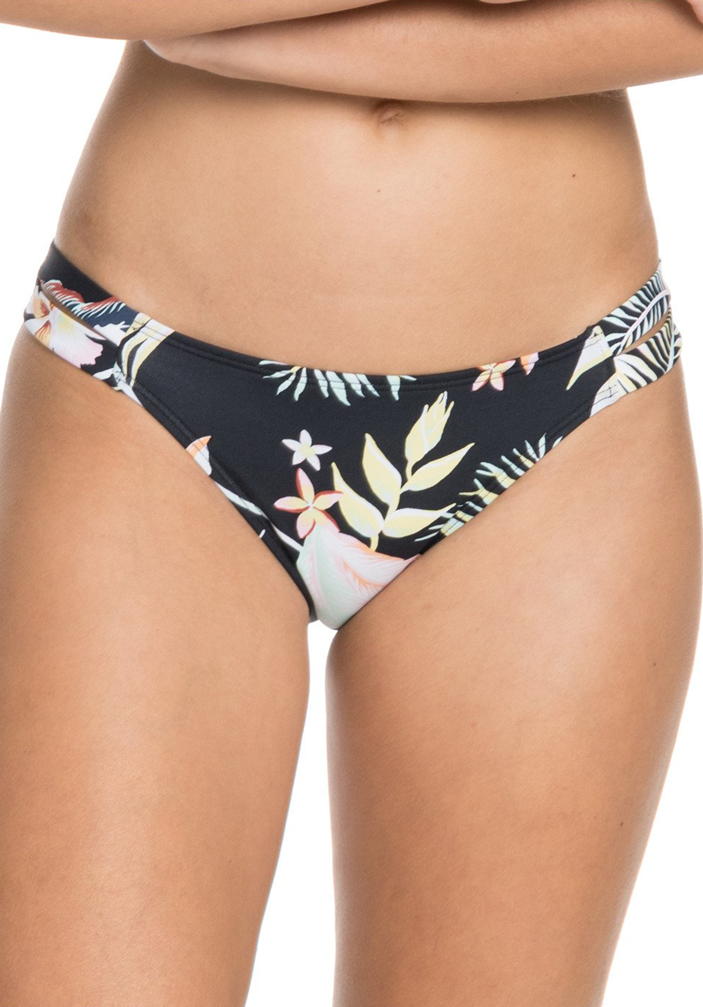 Roxy Printed Beach Classics - Reg Bottom Bikinihosen anthrazit praslin s XL