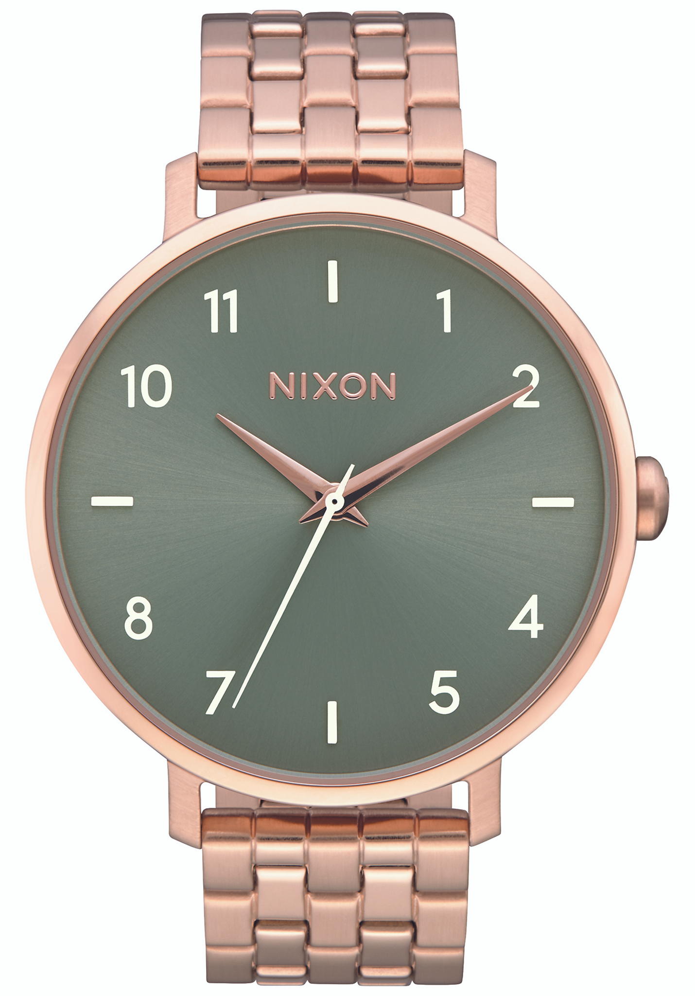 Nixon Arrow Uhren roségold / salbei One Size