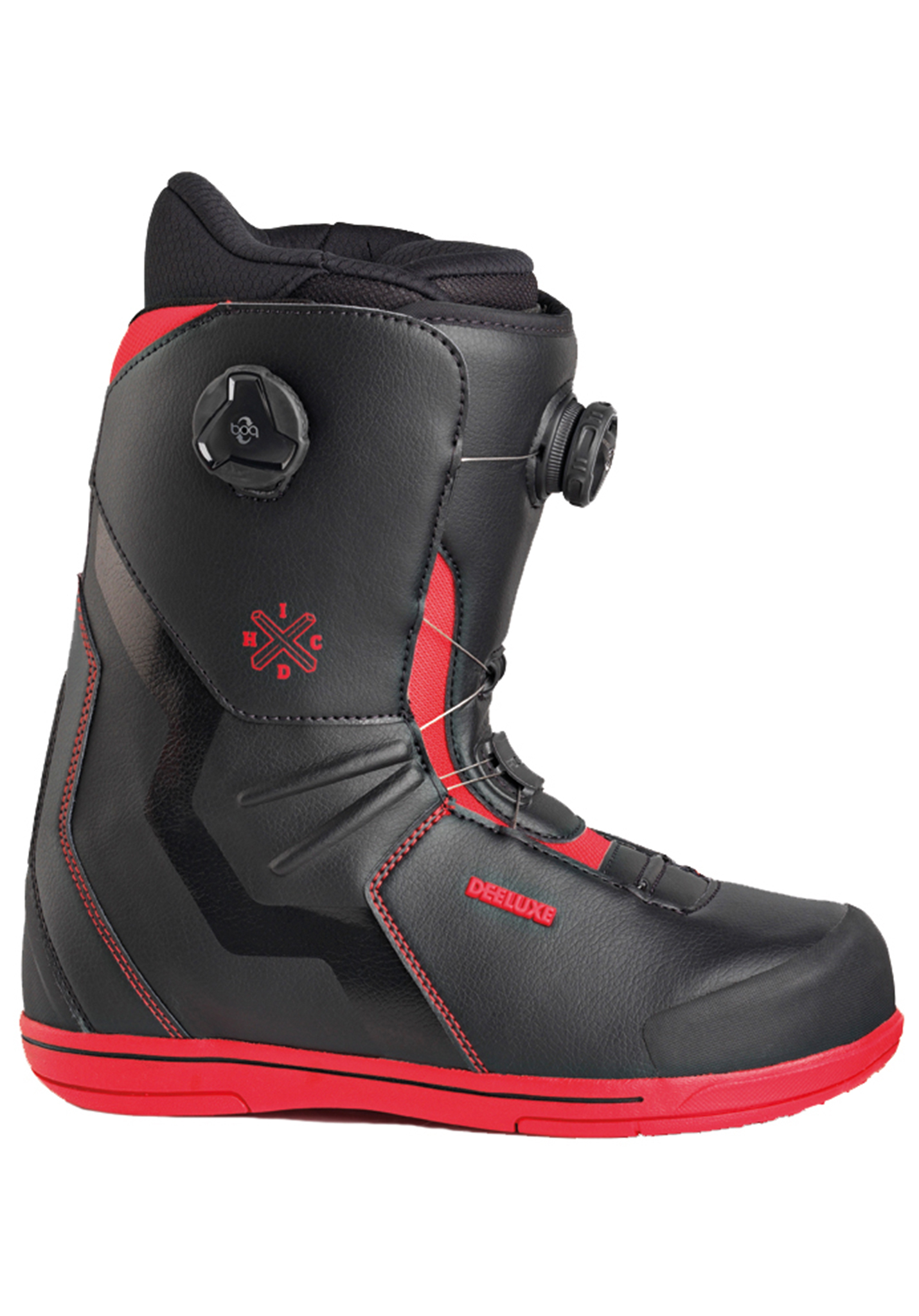 Deeluxe IDxHC Boa Focus PF Snowboard Boots black-red 47