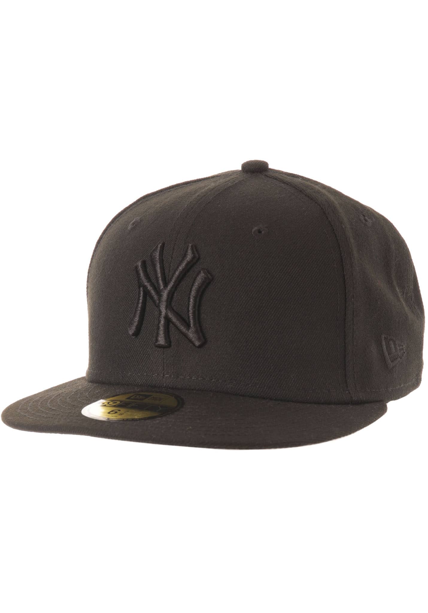 New Era NEW Era 59Fifty New York Yankees
 black/black 8 inch Caps Fitted / New Era Caps black/black 7 7/8
