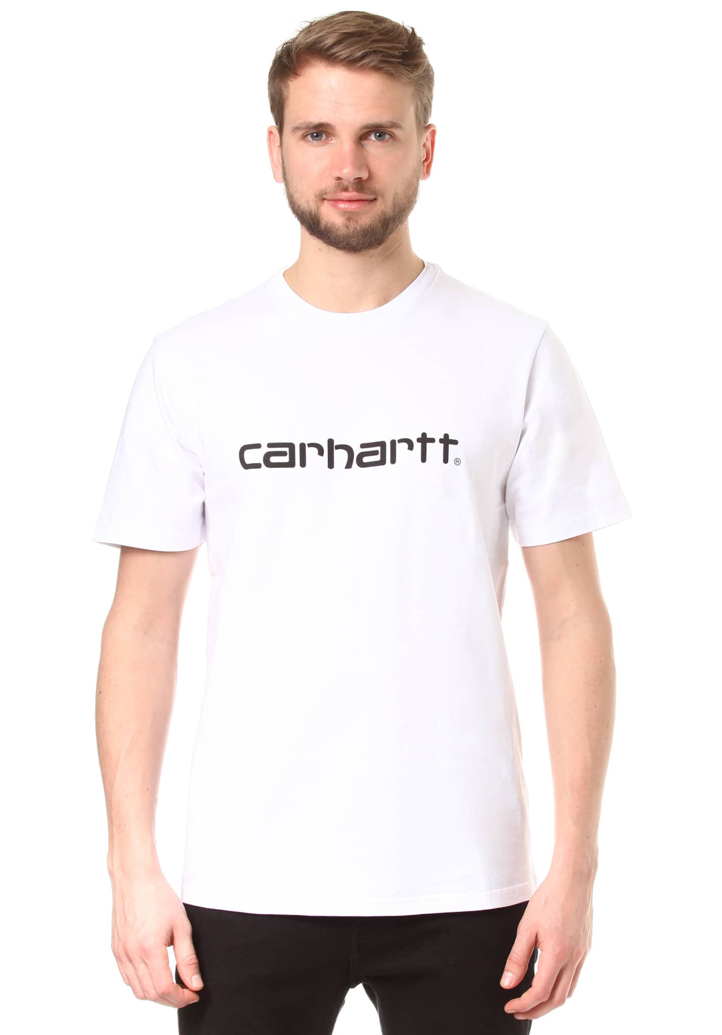 Carhartt WIP Script T-Shirt white-black XXL