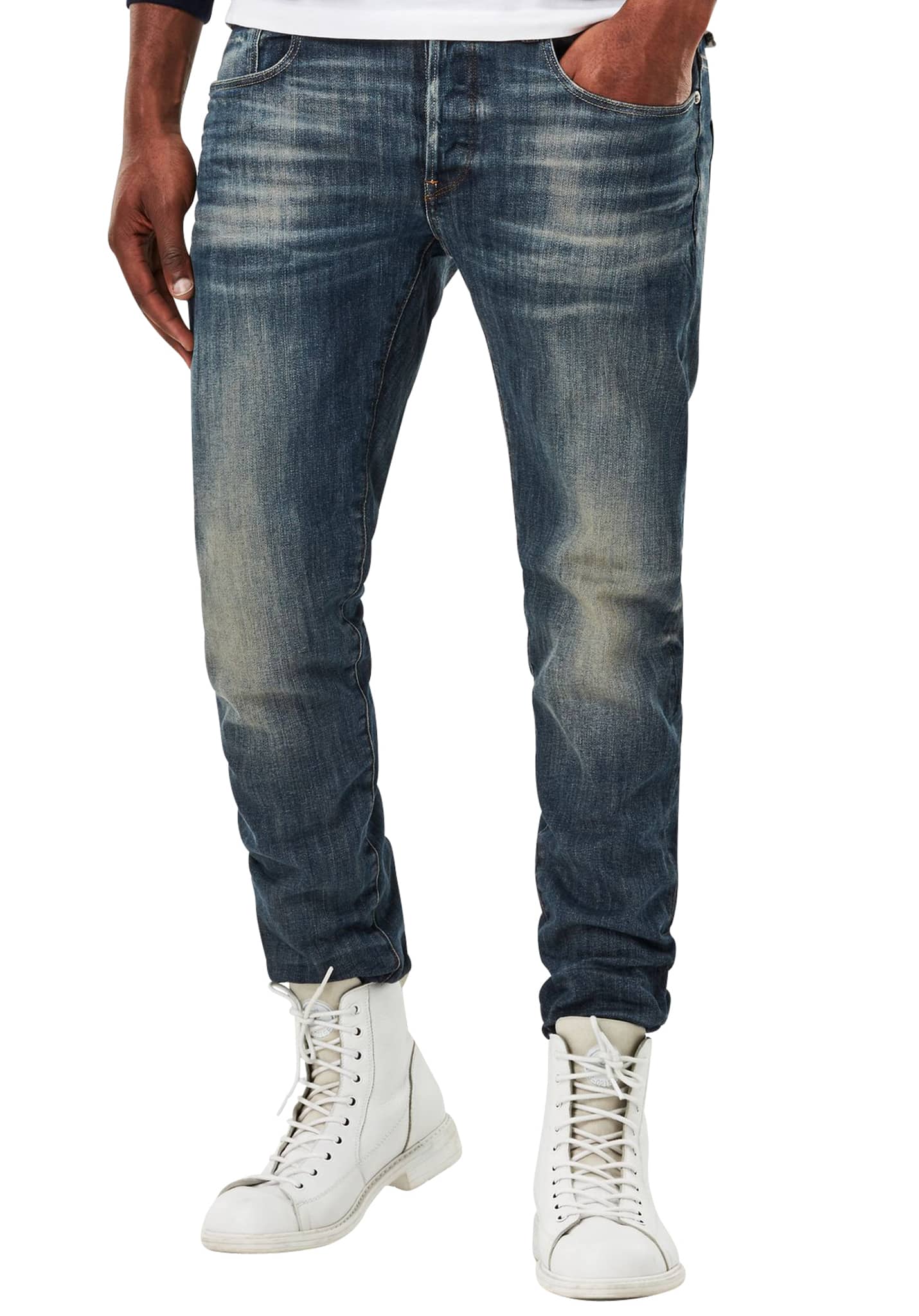 G-Star 3301 Slim Jeans dk alt antic 30/36