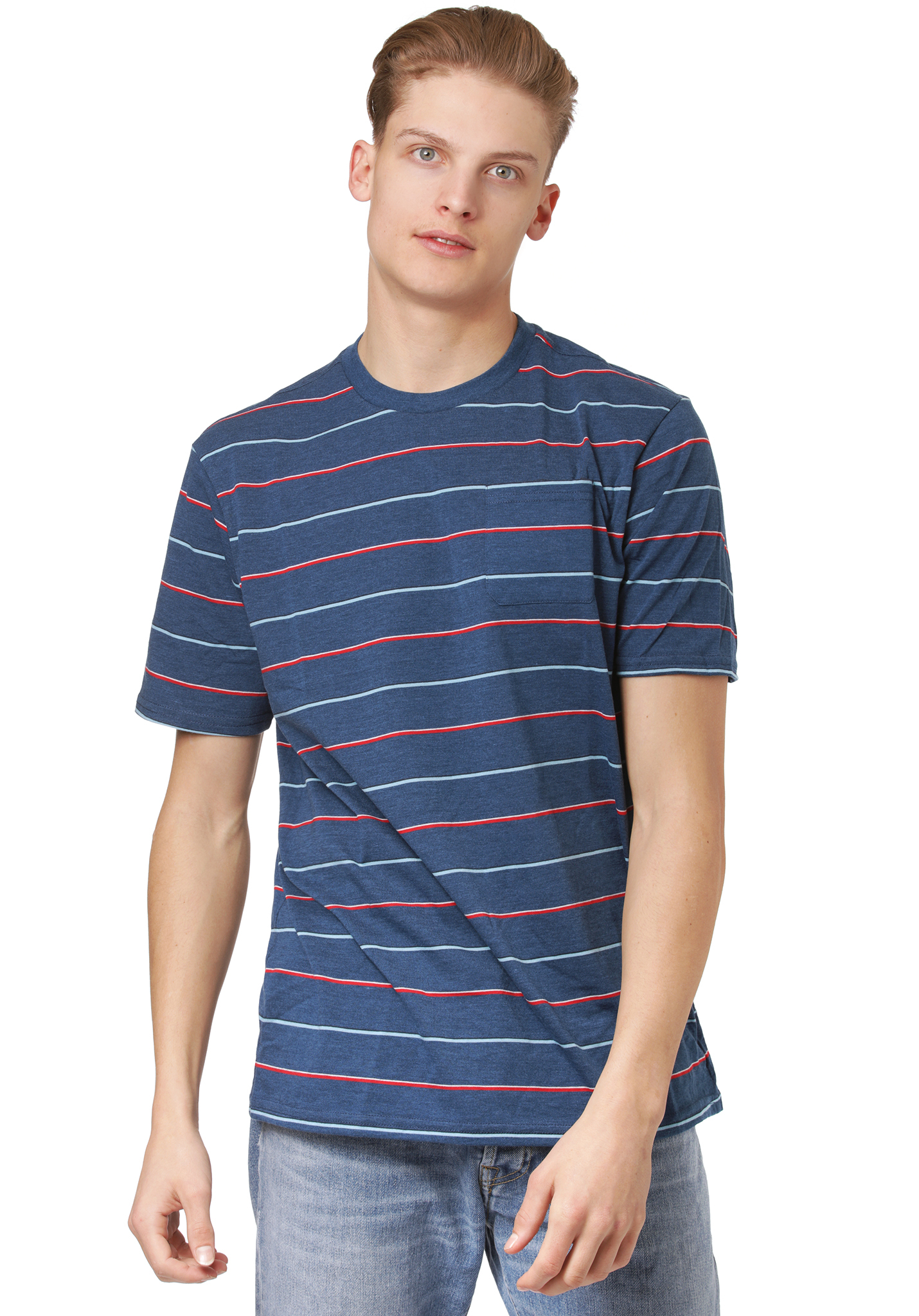 Oakley All Stripes T-Shirt poseidon hthr XXL